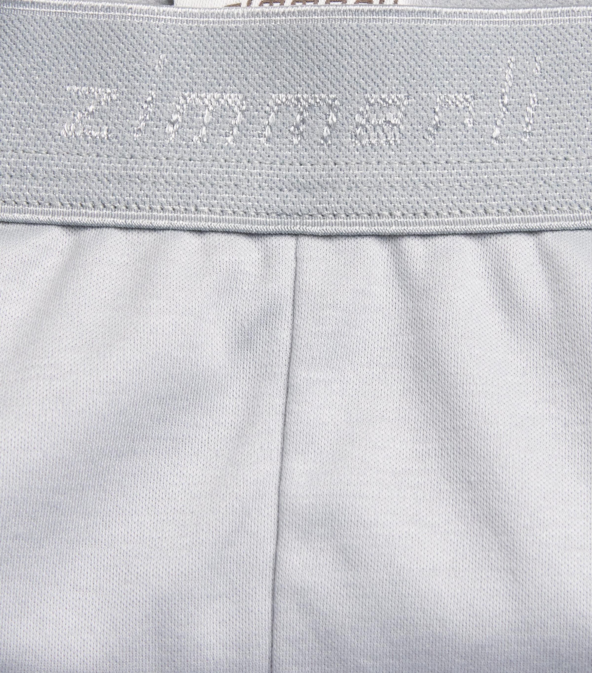 Zimmerli Mens Sea Island Cotton Boxer Briefs Grey Blue Image 5