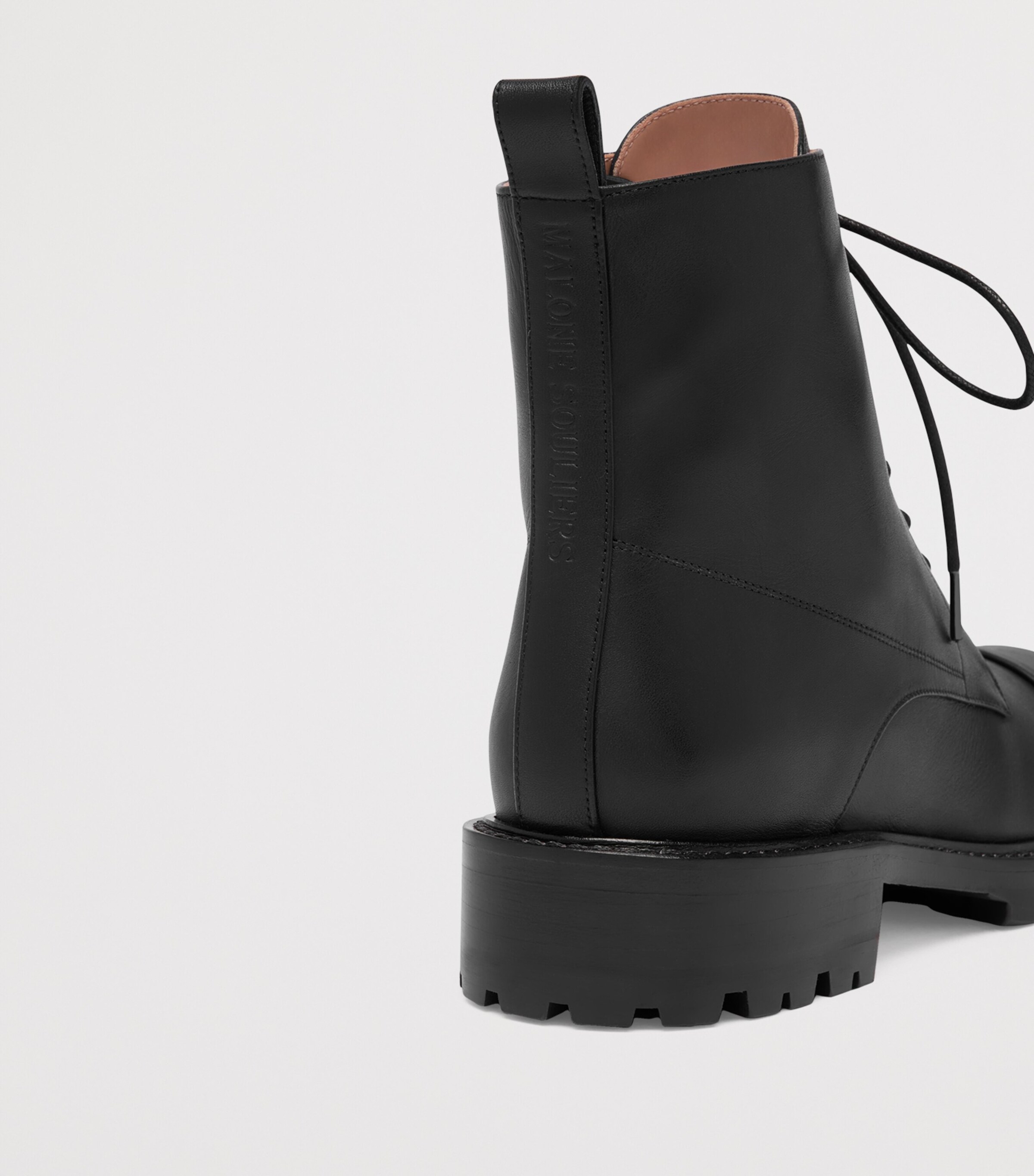 Leather Miller Ankle Boots 35 BLACK Image 5