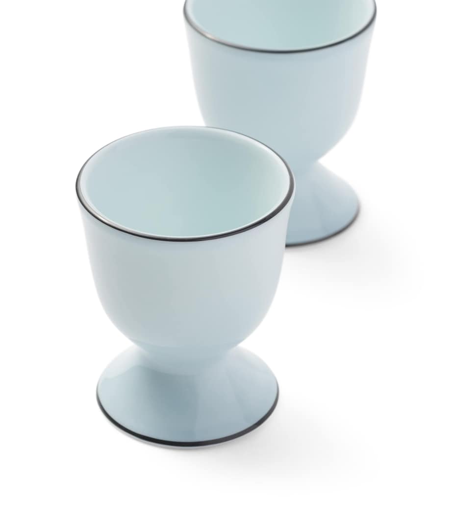Set of 2 Celadon Egg Cups F03HV Image 4