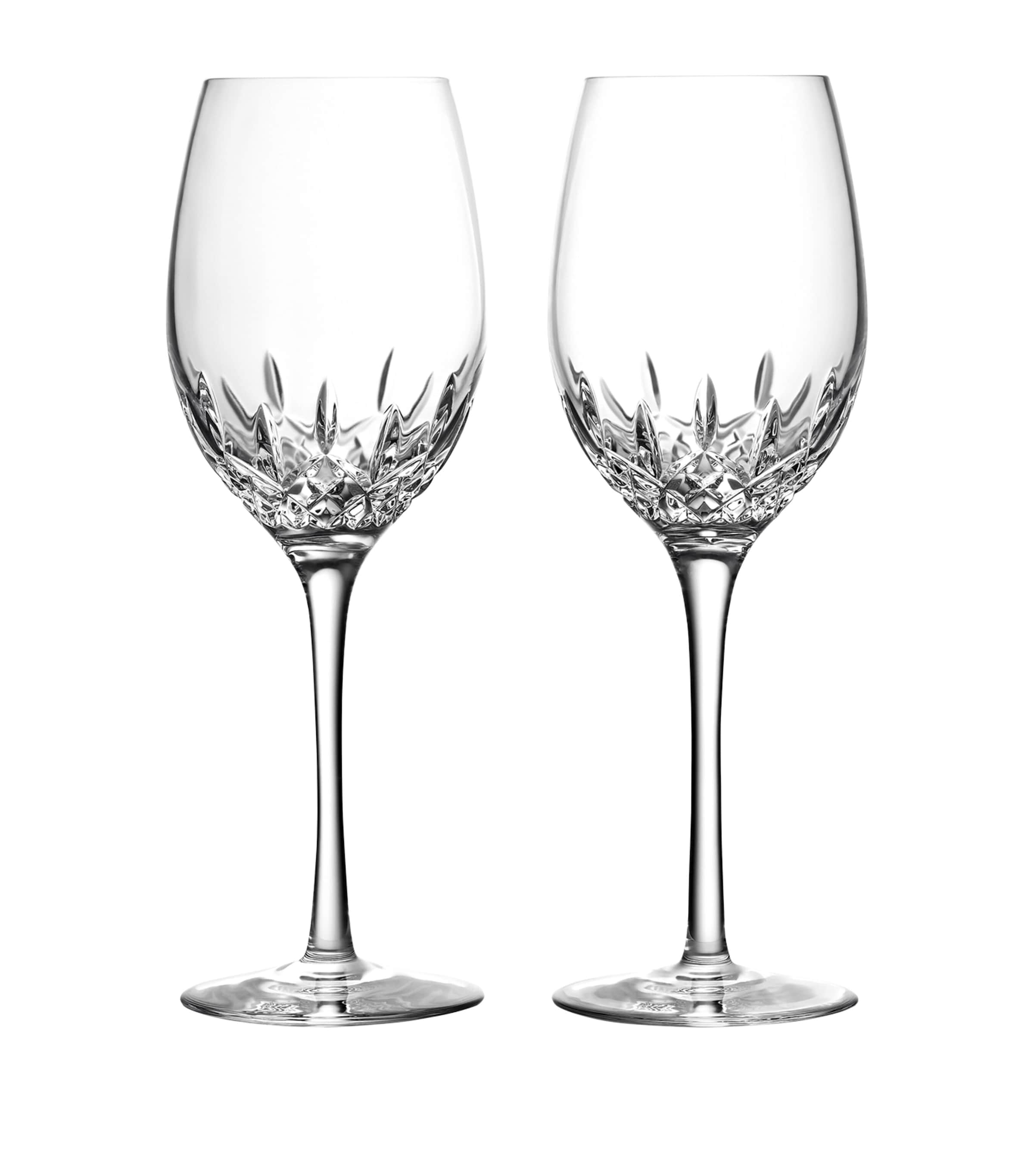 Set of 2 Lismore Essence White Wine Glasses (475ml) CLEAR Image 6