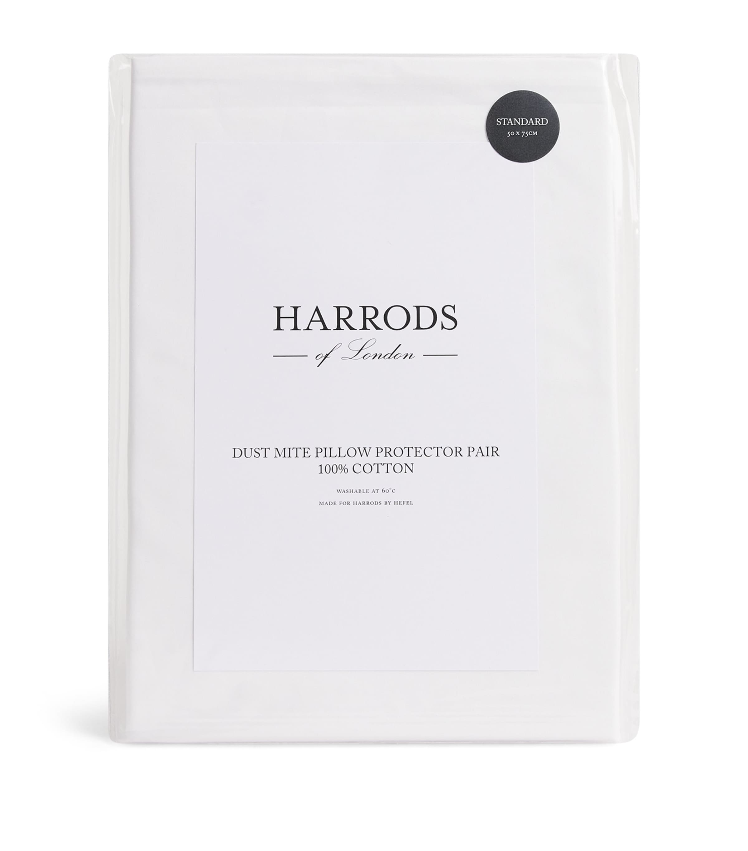 Dust Mite Pillowcase Protector Pair (50cm x 70cm) WHITE Image 3