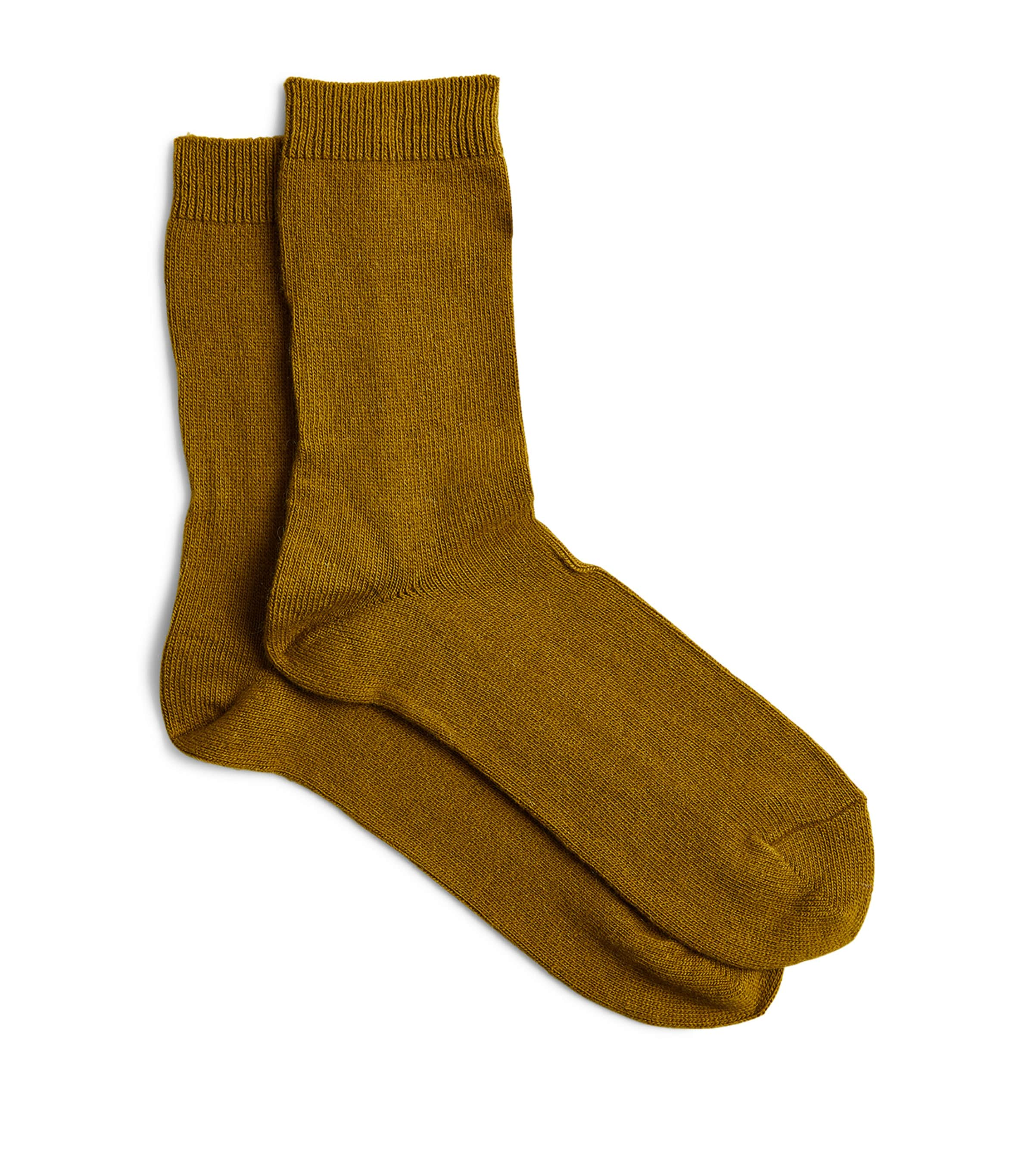 Falke Cosy Wool Socks In Brown