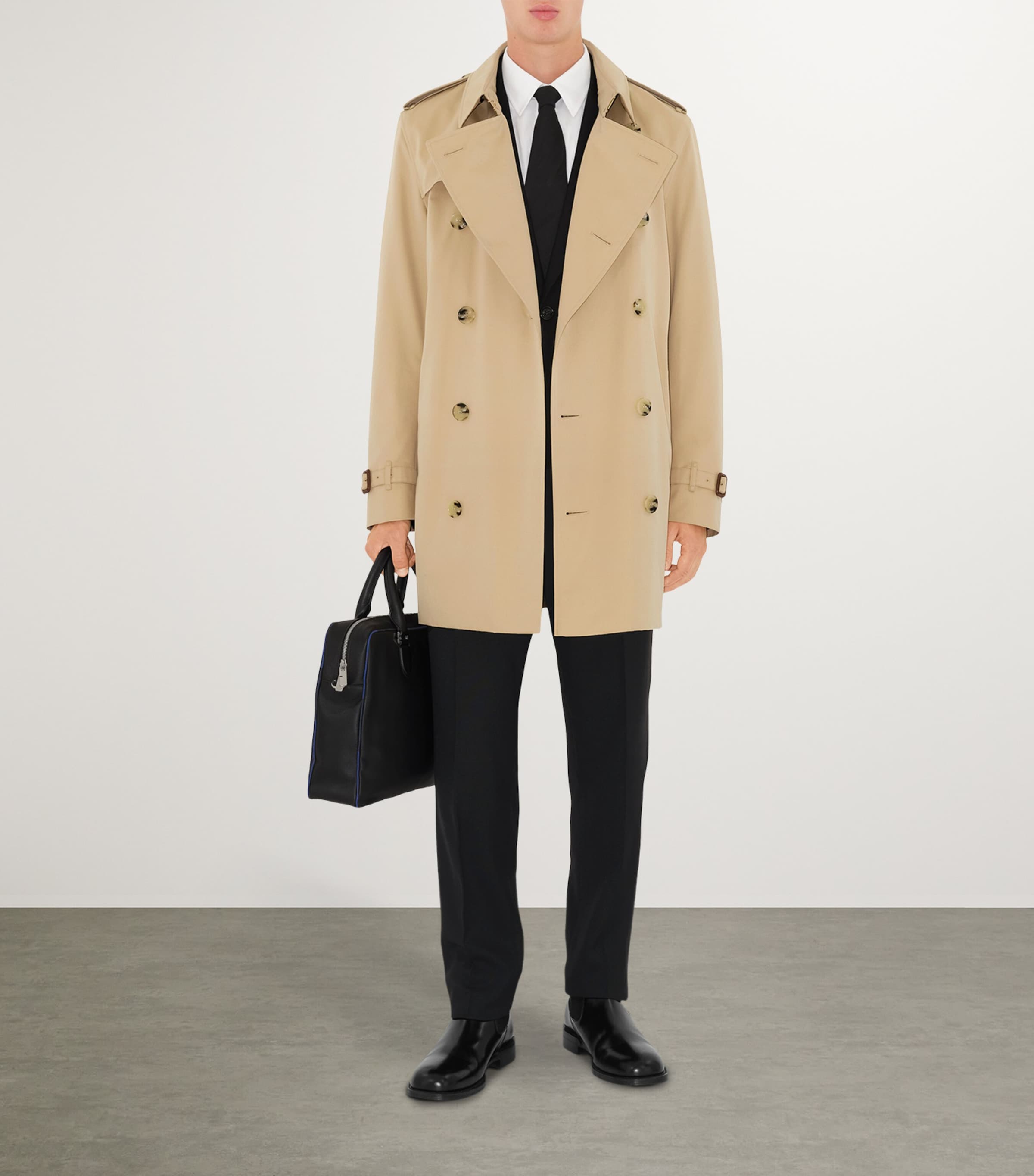 Burberry Short Kensington Trench Coat | Harrods UK