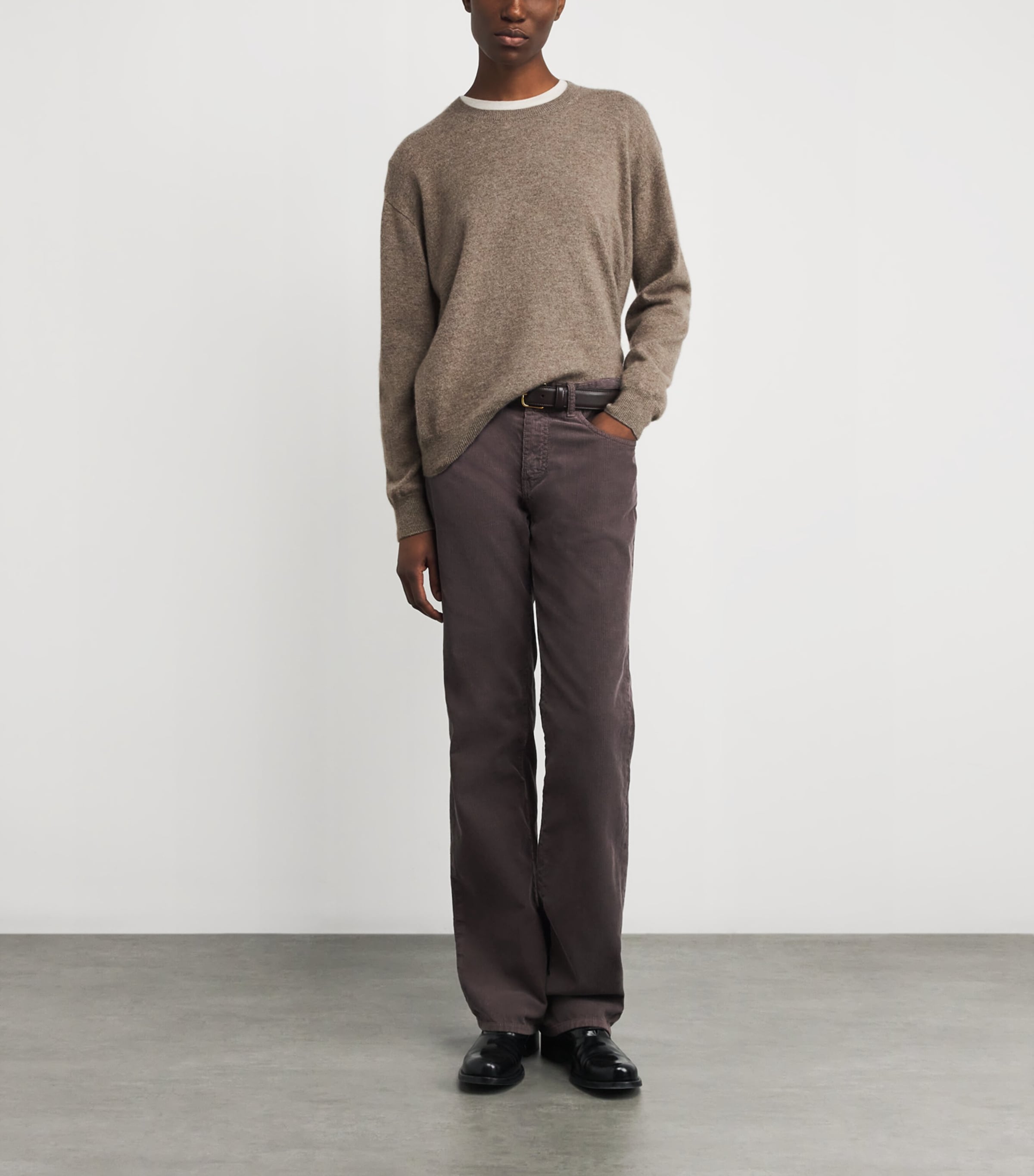 Misael Cashmere Sweater LIGHT PEBBLE Image 2