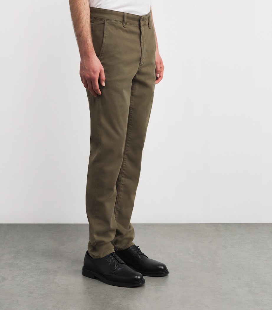 Stretch-Cotton Fit 2 Slim Chinos DKGRN Image 3
