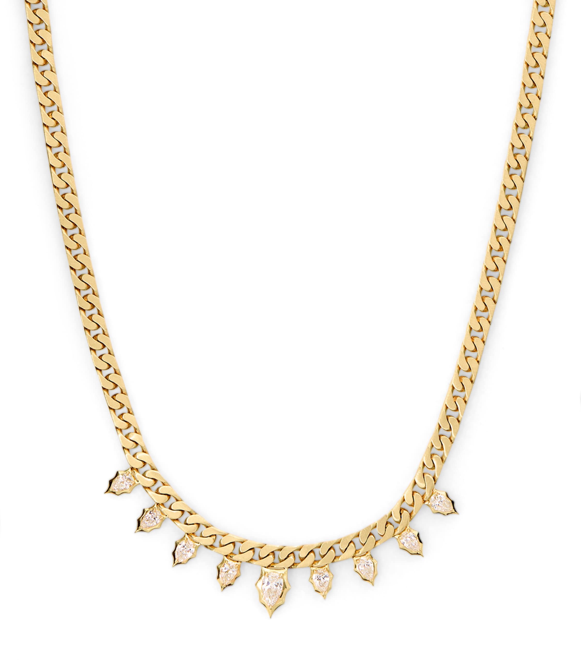 Jade Trau Yellow Gold And Diamond Envoy Necklace In Gold