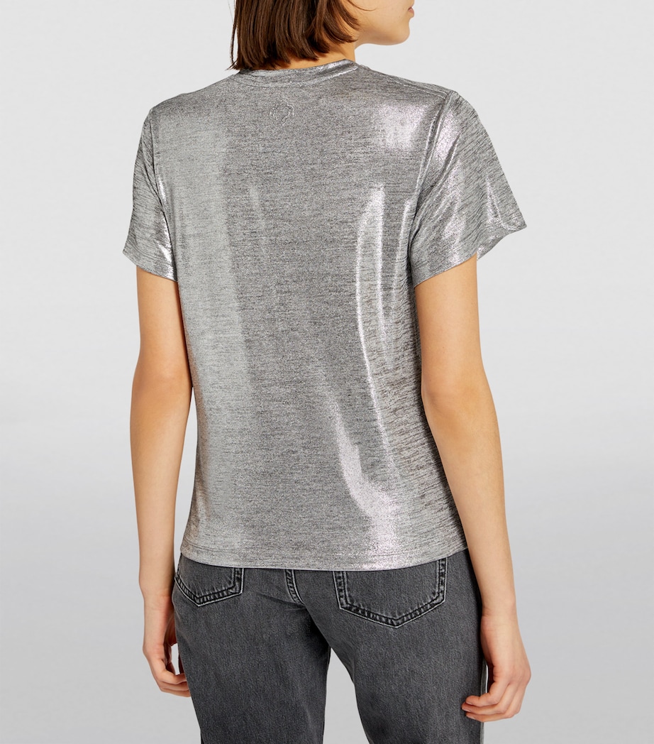 Metallic Silver T-Shirt SILVER Image 4
