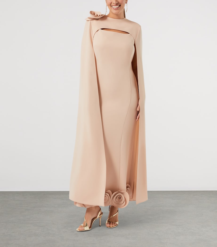 Marina Rinaldi Womens Long Cady Cape Skin Image 2