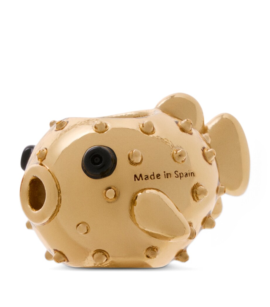 LOEWE x Paula’s Ibiza Pufferfish Dice Charm Gold Image 1