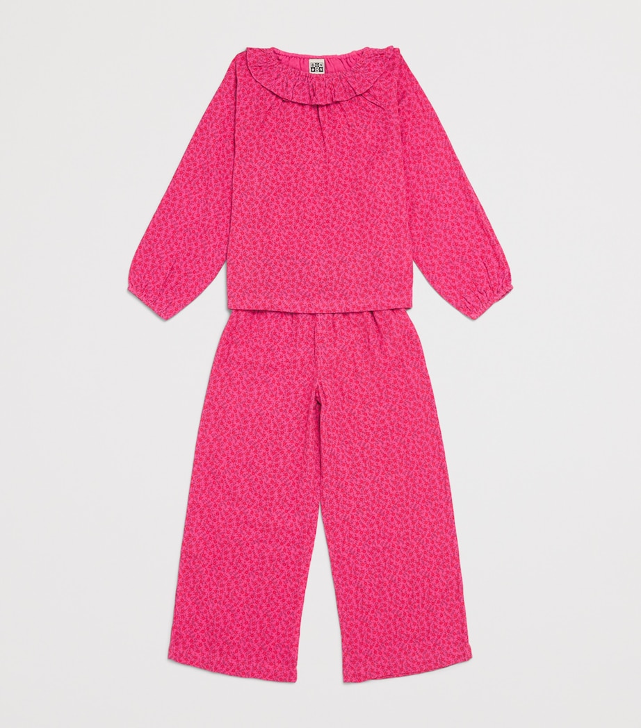 Bonton Papita Pyjama Set (2-14 Years) Foulfleur Rose Image 3