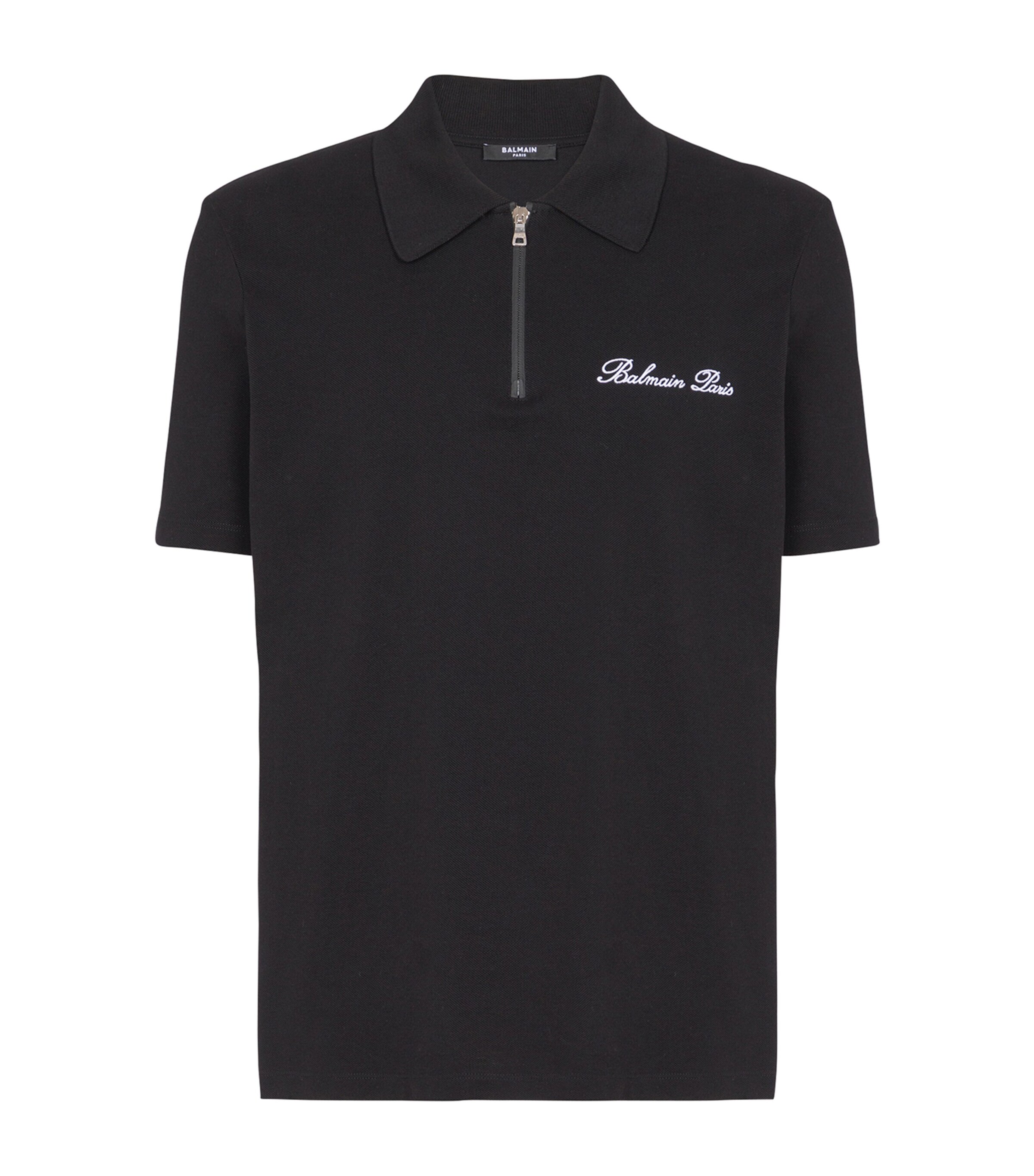 Balmain Embroidered Logo Polo Shirt | Men Clothing | Polo Shirts | Designers | Balmain