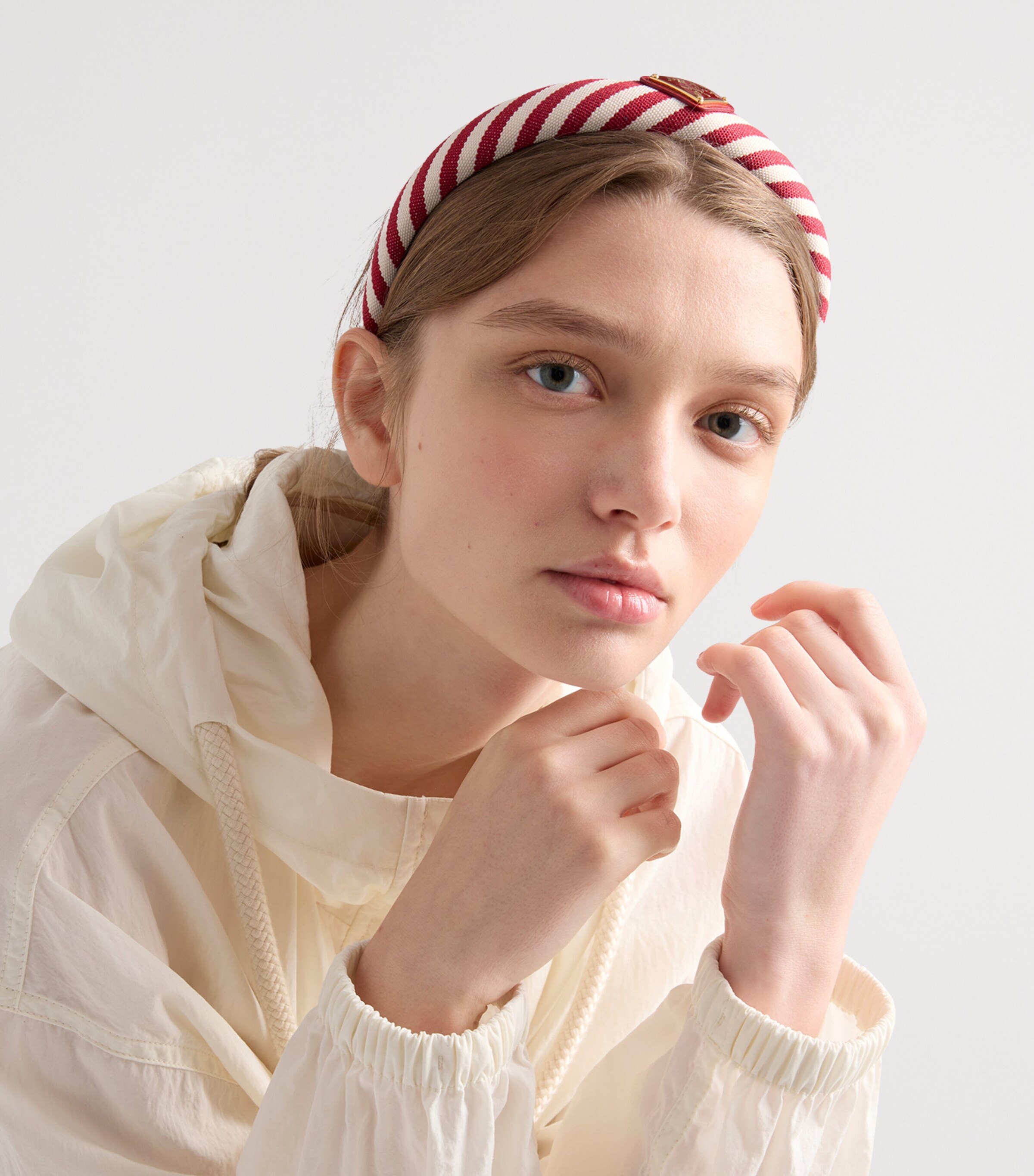 Prada Cotton Stripe Headband Image 2