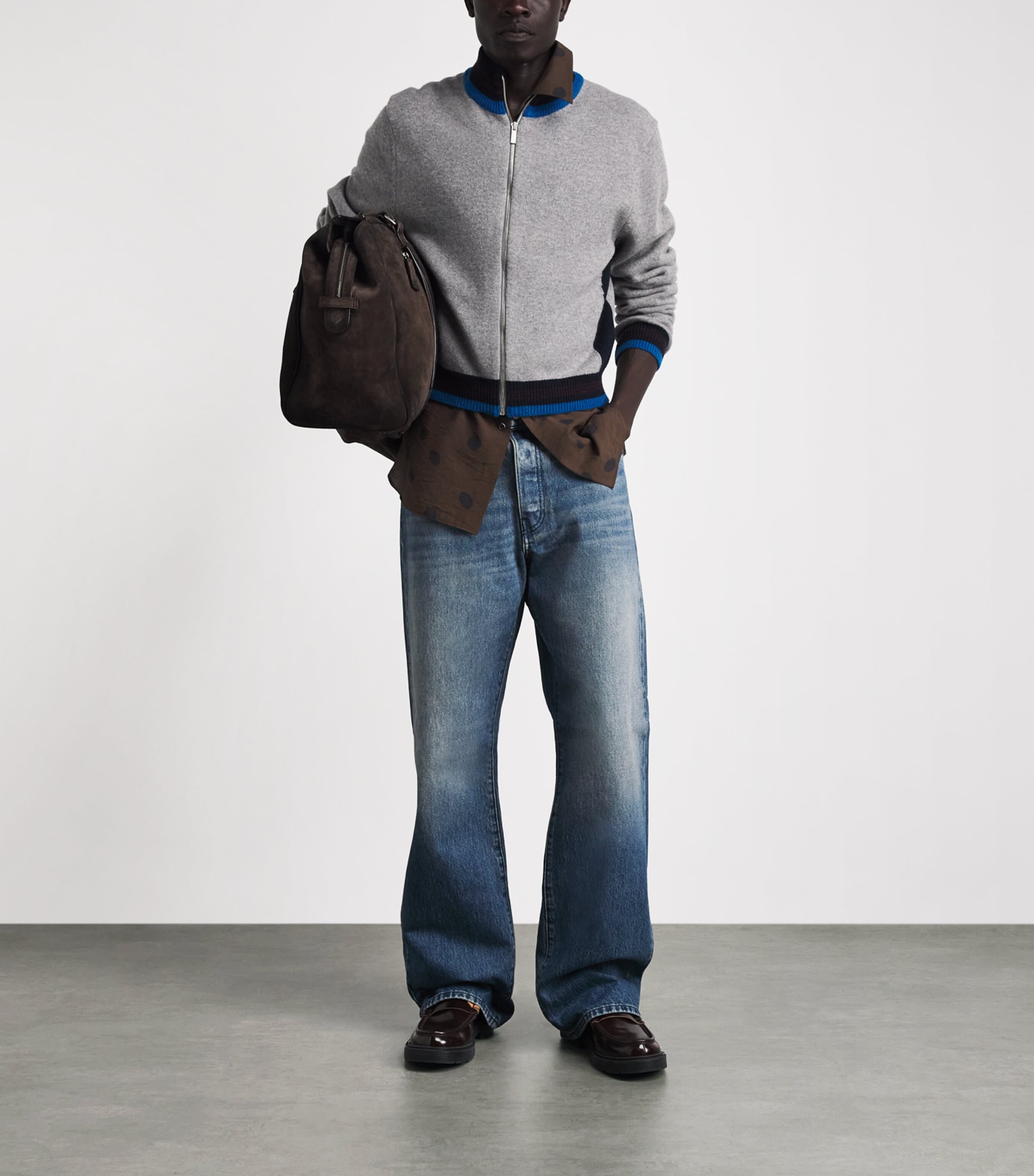 DRIES VAN NOTEN Mens Straight Jeans Image 2