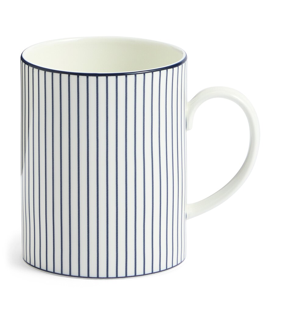 Bone China Gio Blue Mug WHITE Image 7