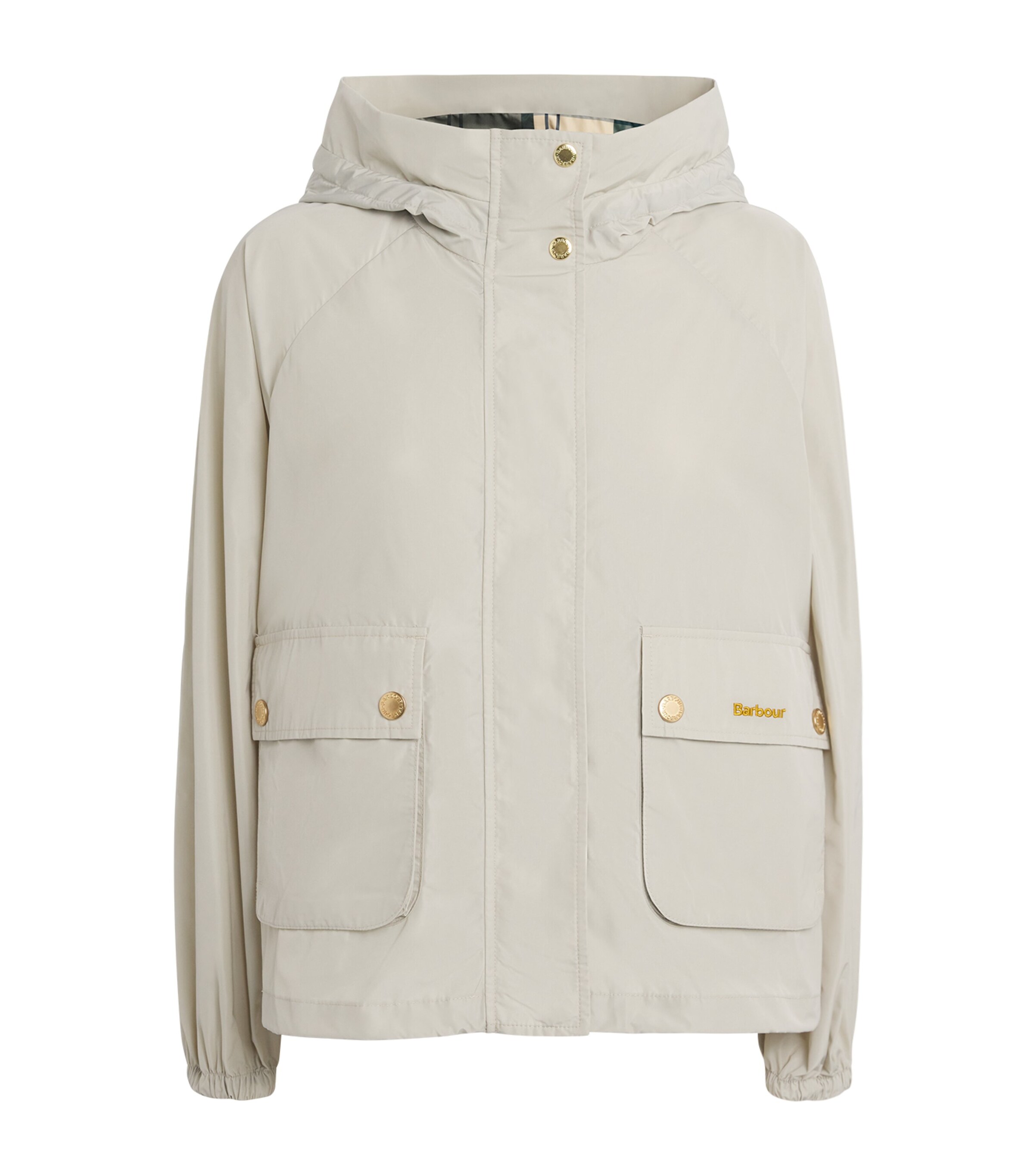 Mae Showerproof Jacket STONE/ANCIENT TARTAN Image 1