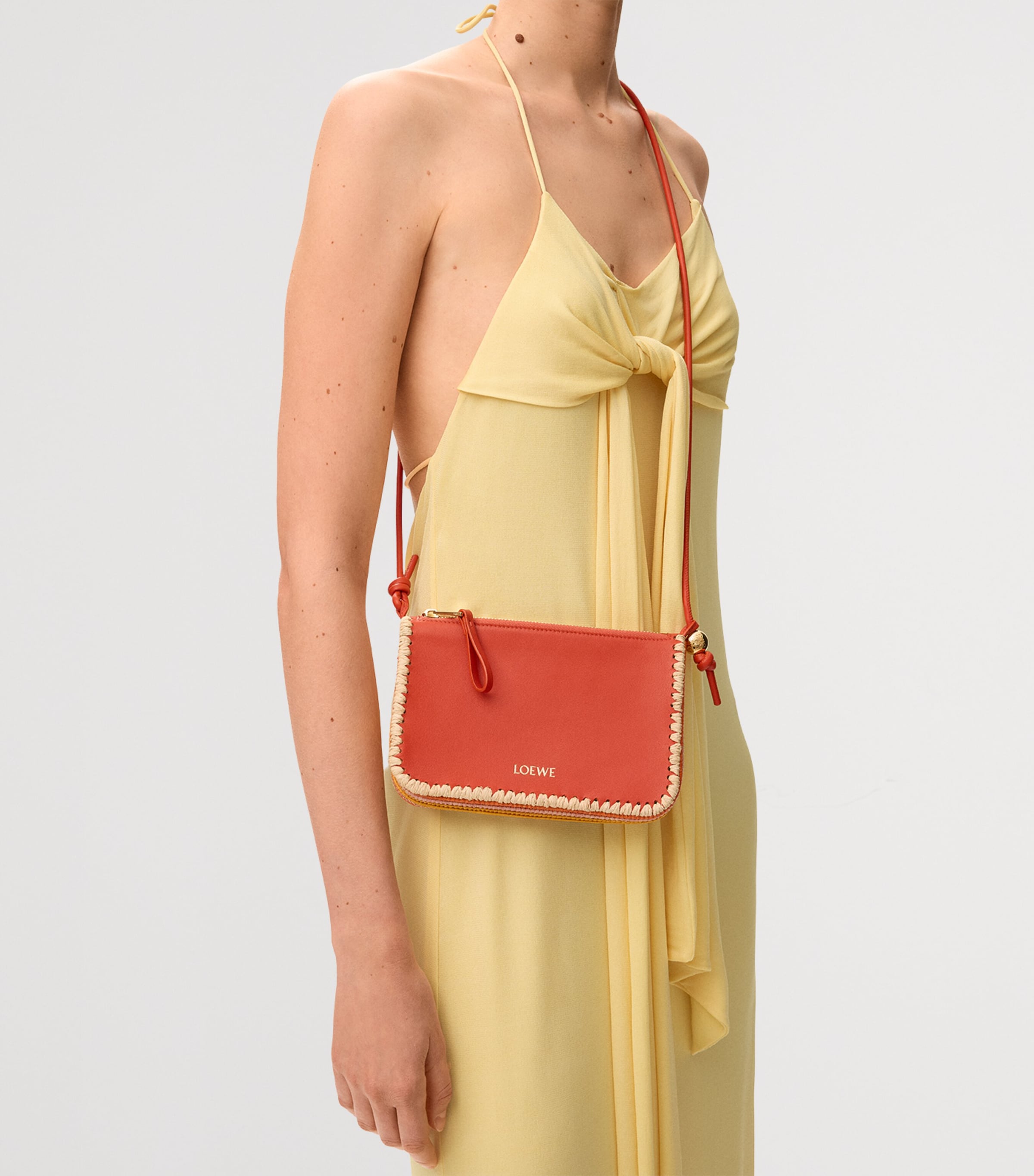 LOEWE Yellow x Paula's Ibiza Rio Shoulder Bag | Harrods UK