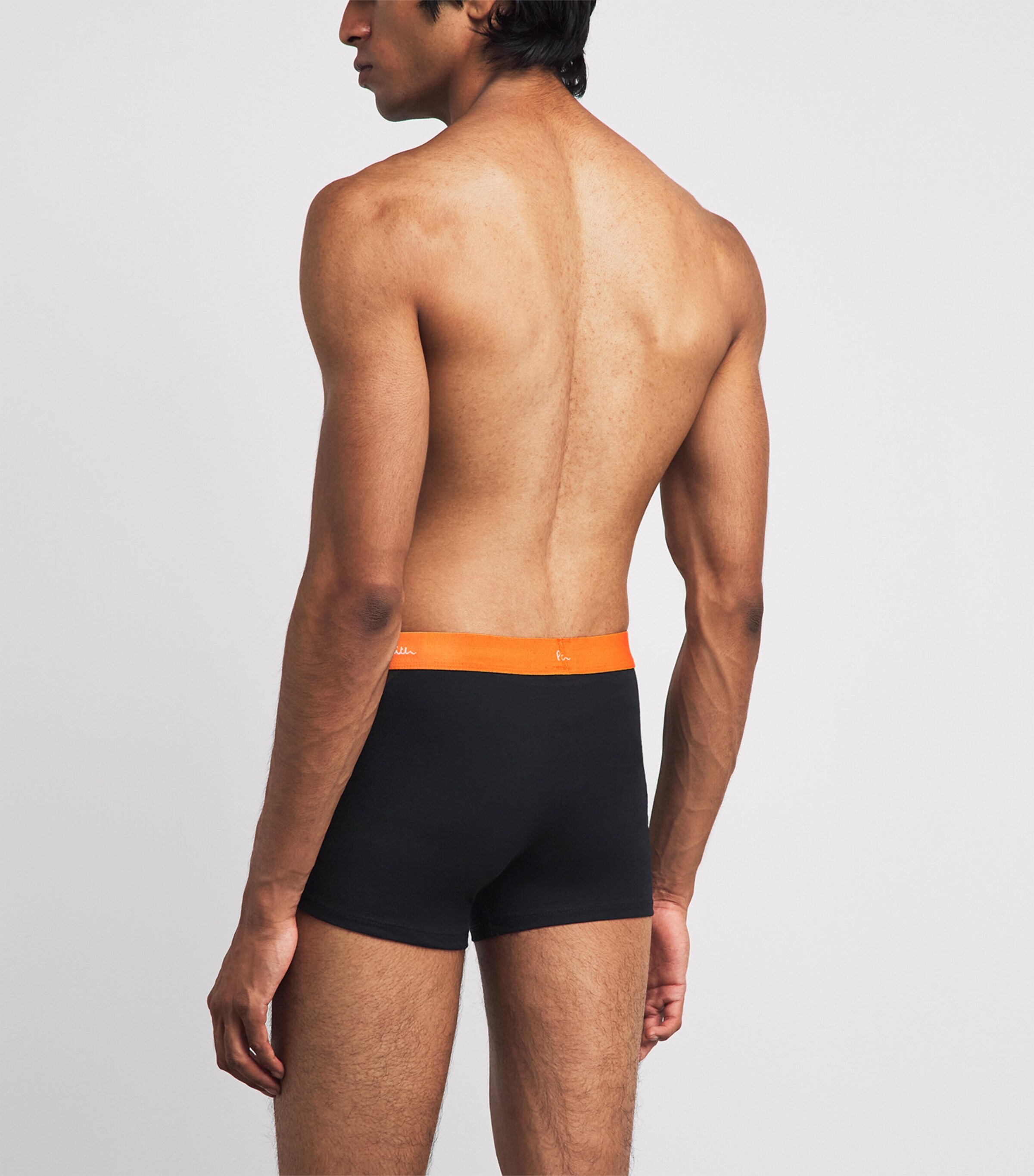 Paul Smith Mens Stretch-Organic Cotton Trunks (Pack of 3) Image 3
