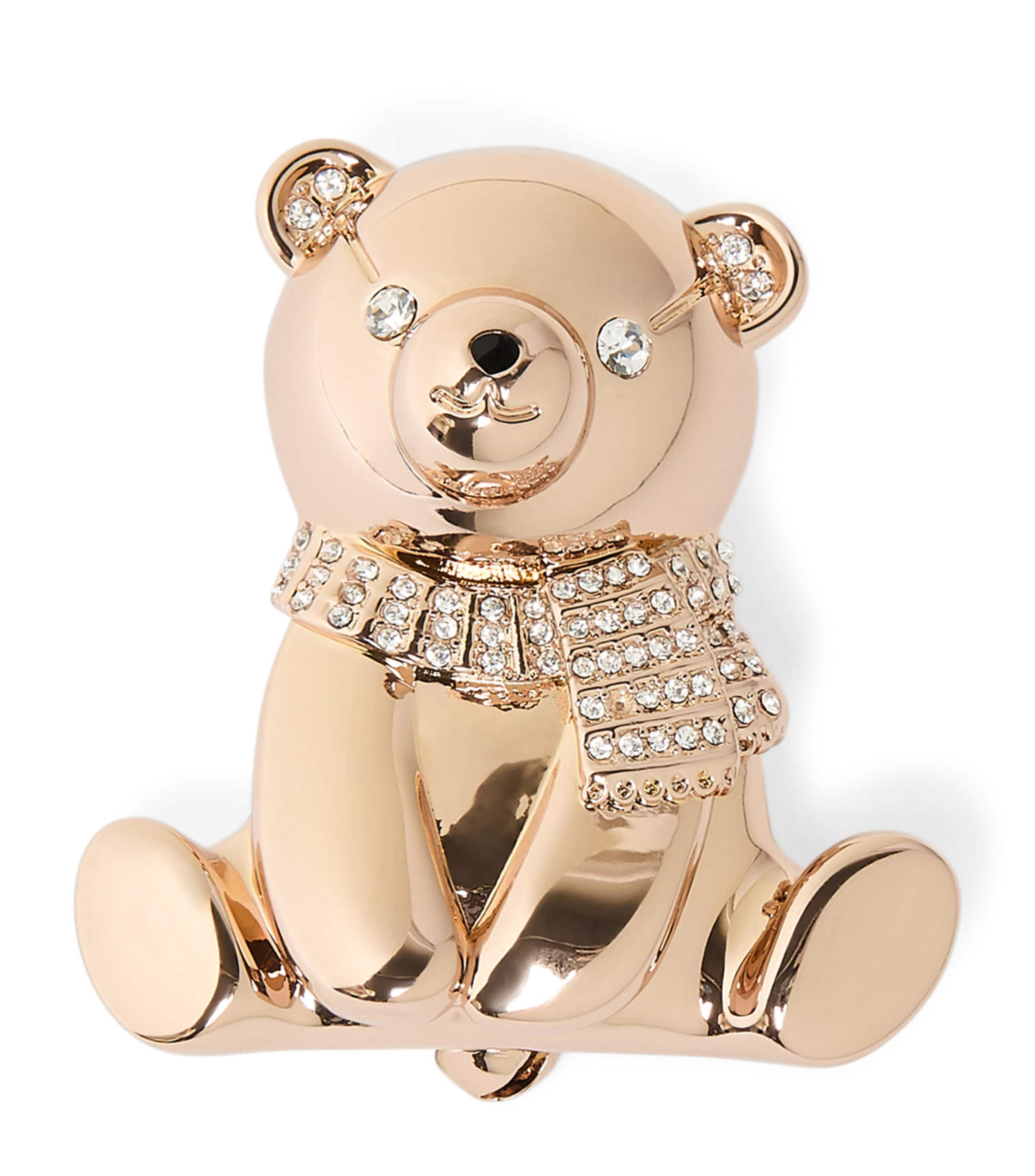 Teddy Bear Brooch GOLD Image 1