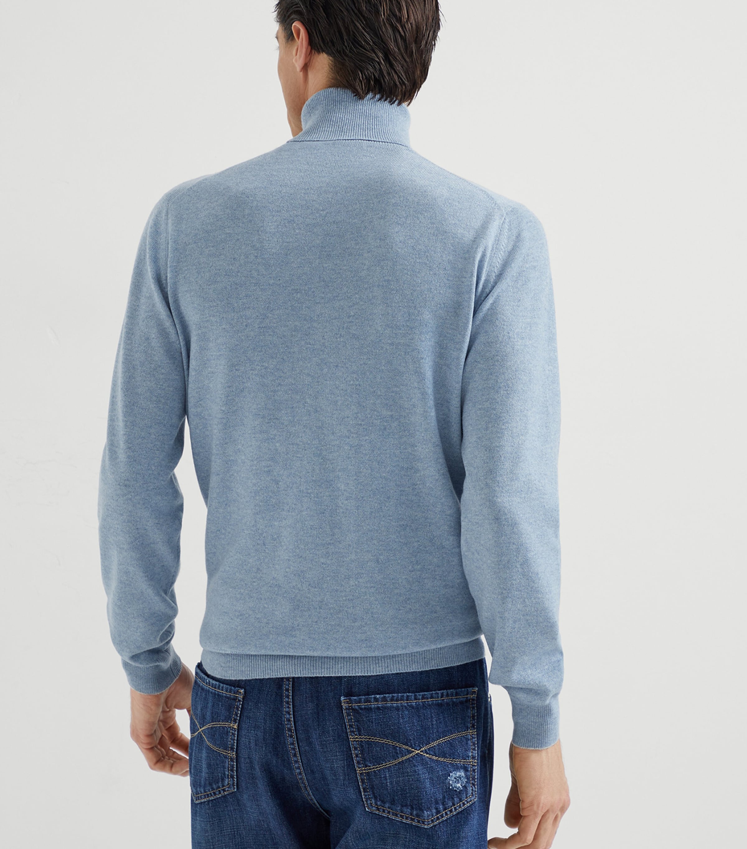 Cashmere Rollneck Sweater CFF33 Image 3
