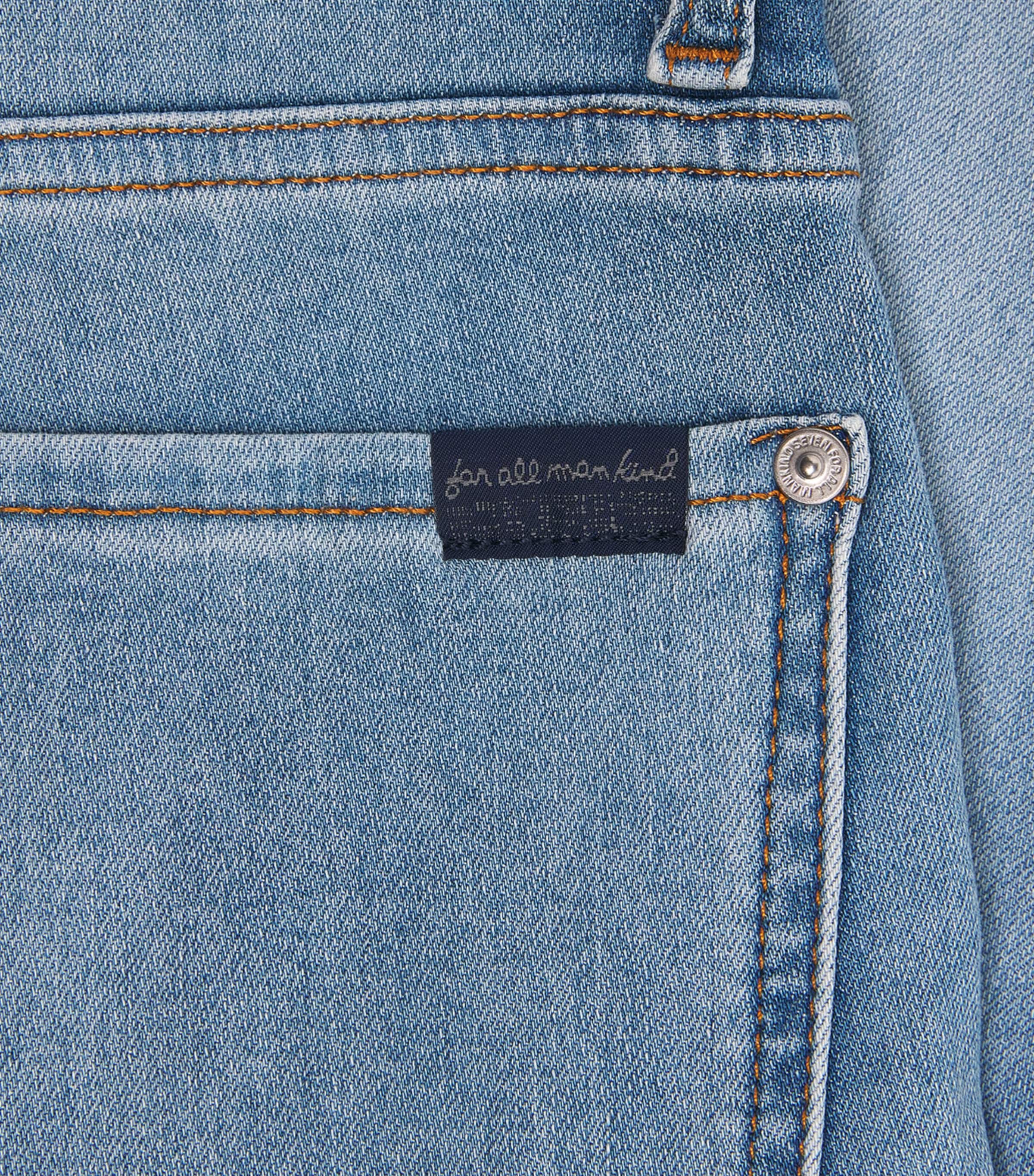 7 For All Mankind Mens Slimmy Jeans Light Blue Image 6