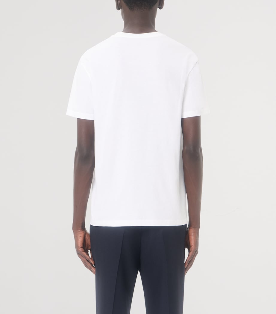 Valentino Mens Cotton VLogo T-Shirt Image 5