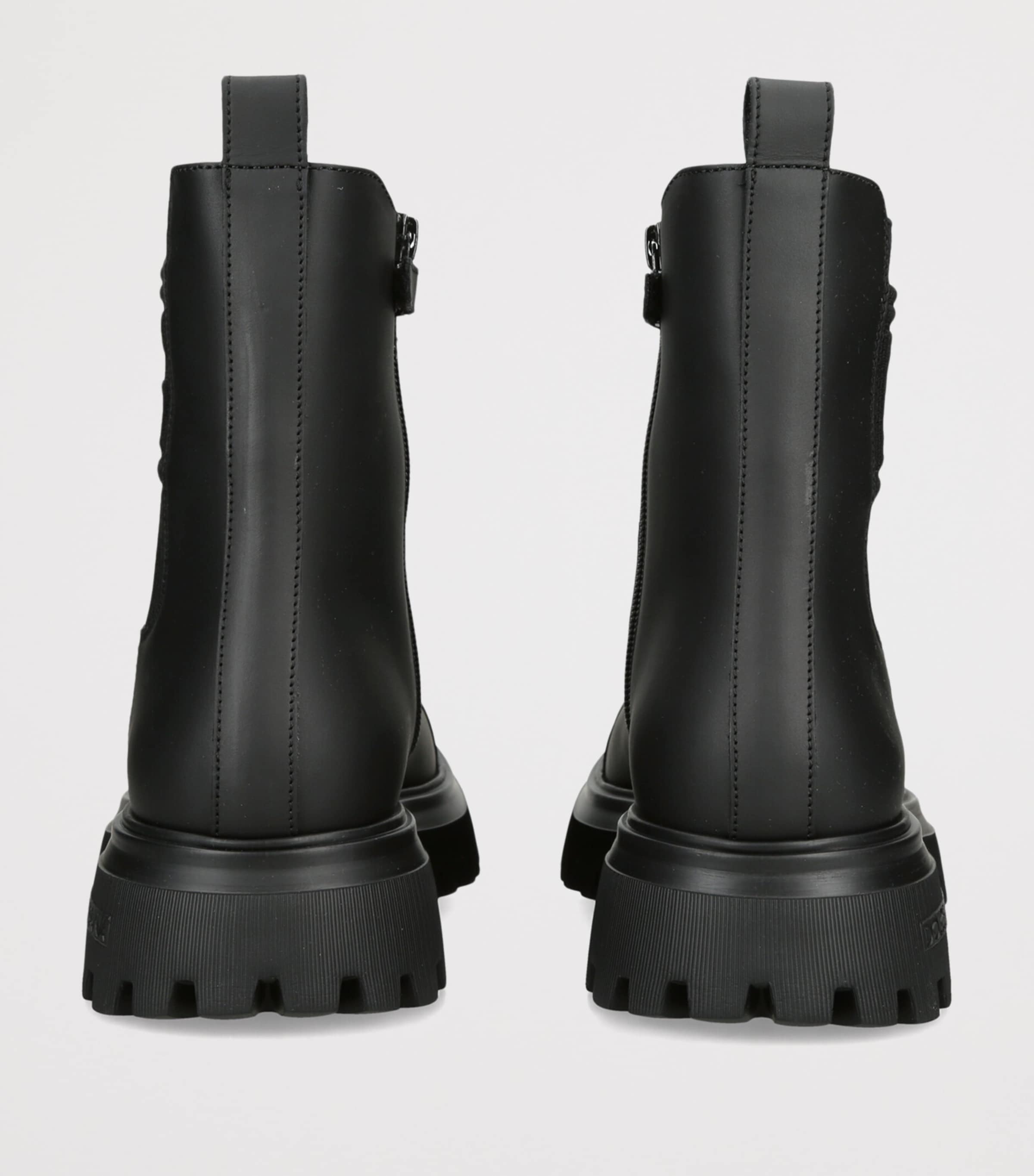 Dolce&Gabbana Kids Leather Chelsea Boots Black Image 4