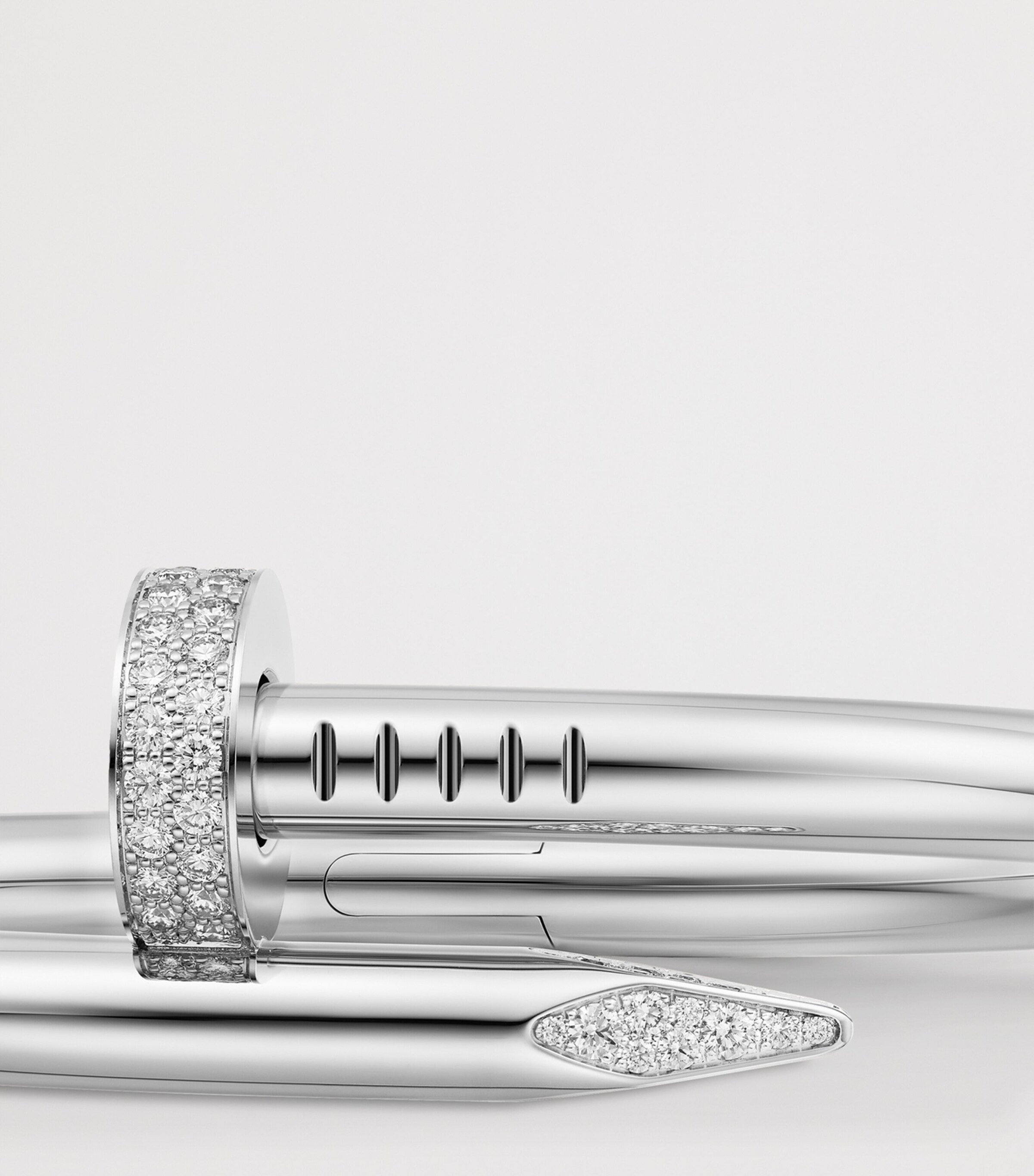 Cartier White Gold and Diamond Juste un Clou Bracelet White Gold Image 9