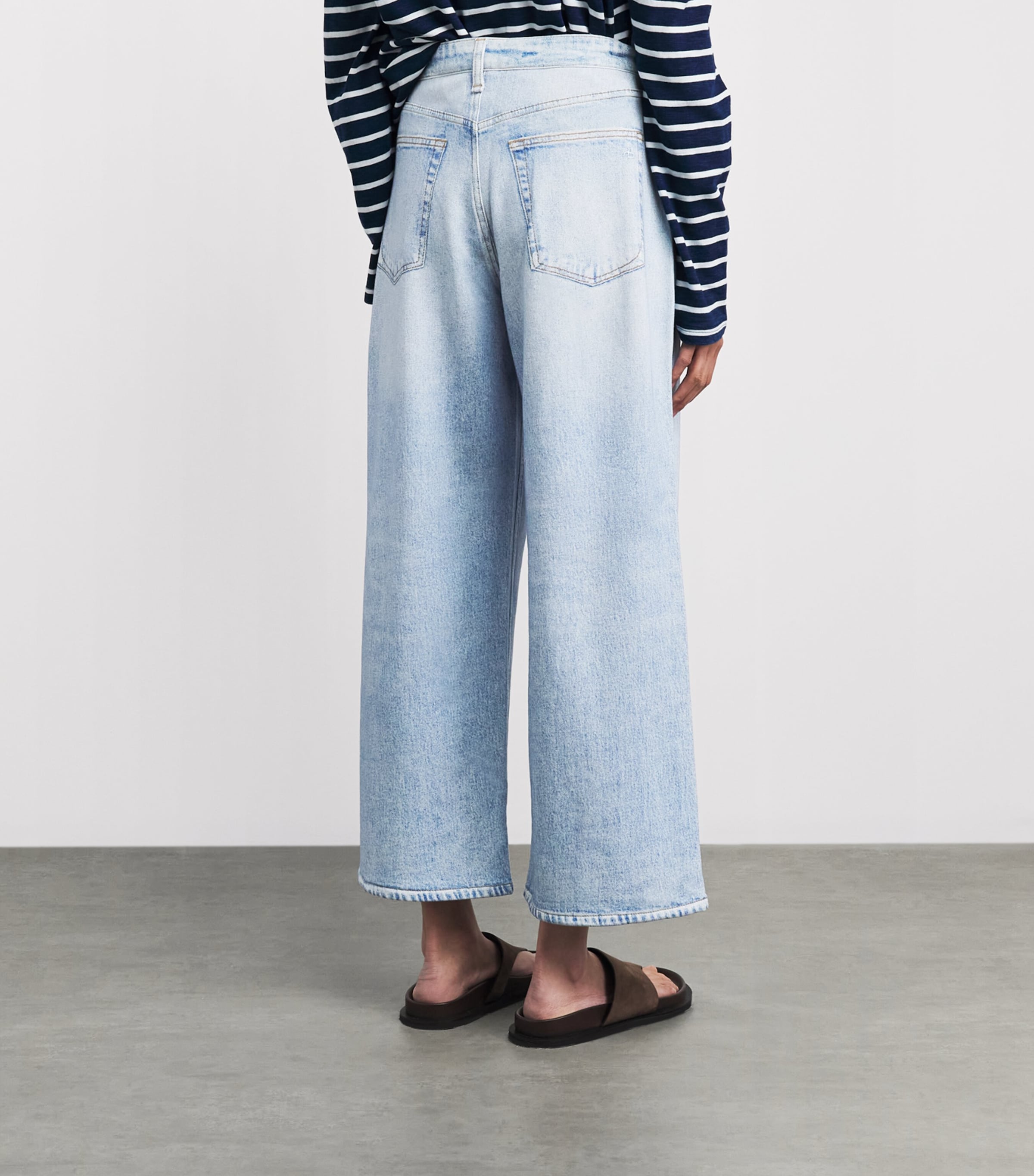 Rag & Bone Womens Miramar Sofie Wide-Leg Jeans Aria Image 5