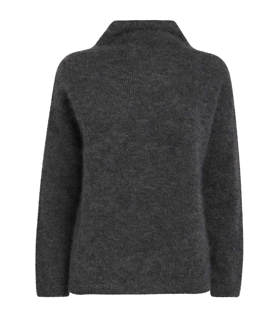 Mohair-Blend Rollneck Sweater DARK GREY Image 1