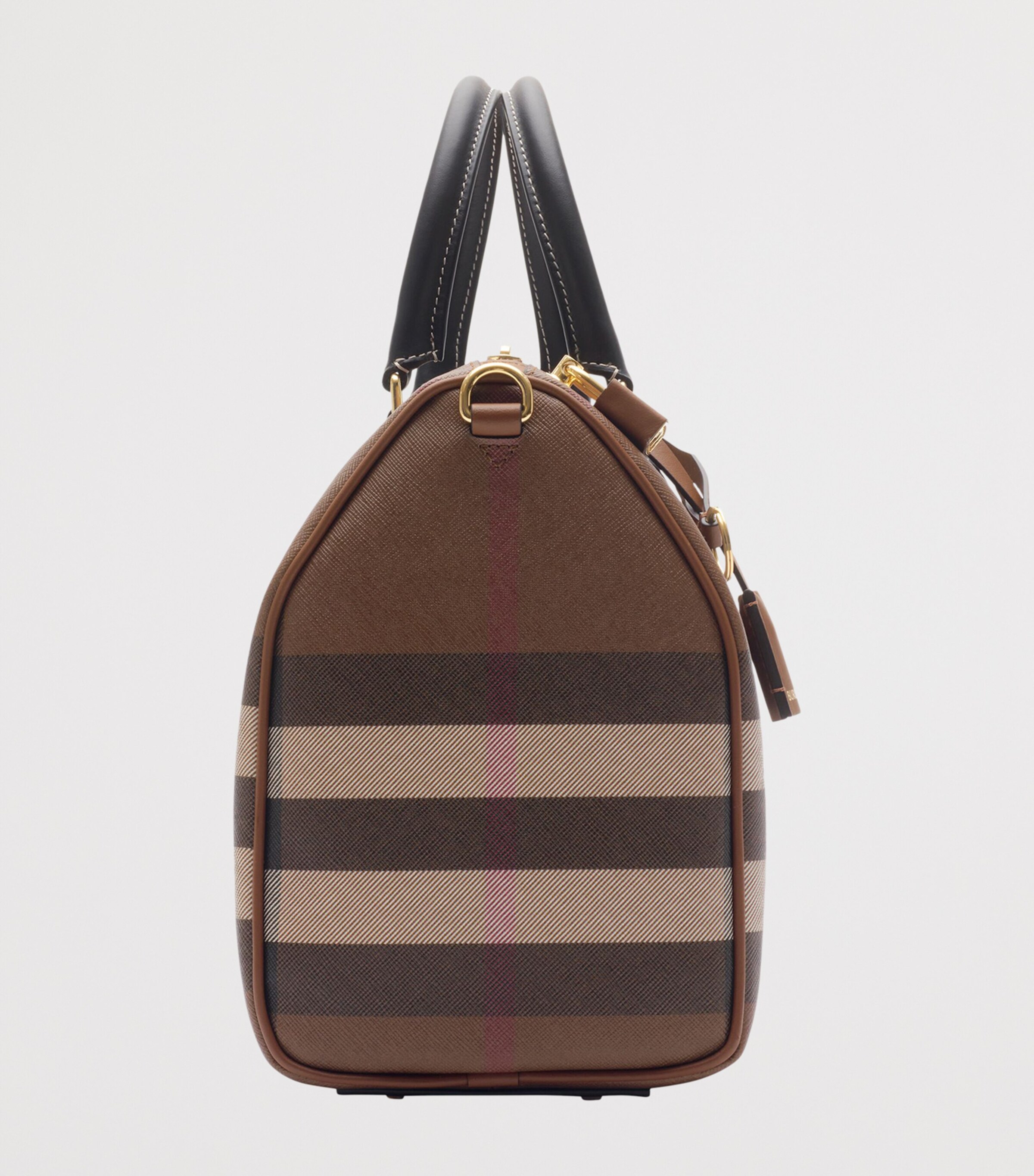 Burberry Brown Medium Check Bowling Bag | Harrods US