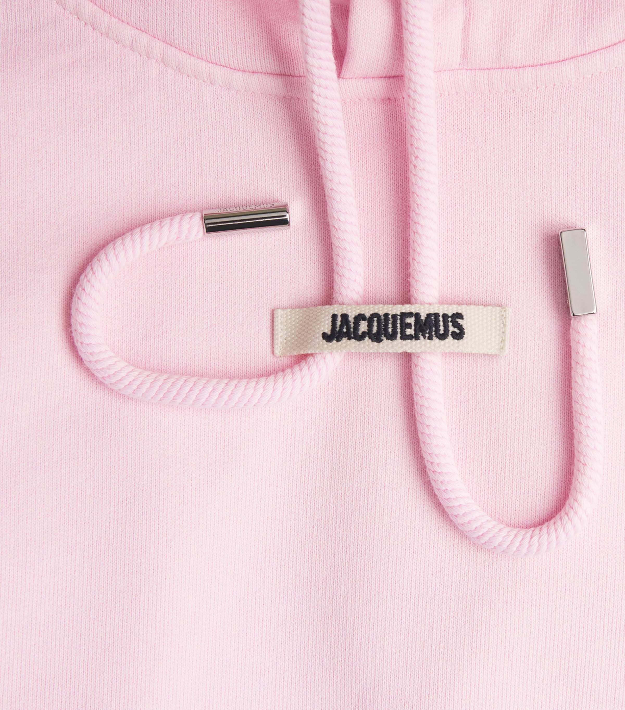 Cotton Grosgrain Logo Hoodie 431 PINK 2 Image 5