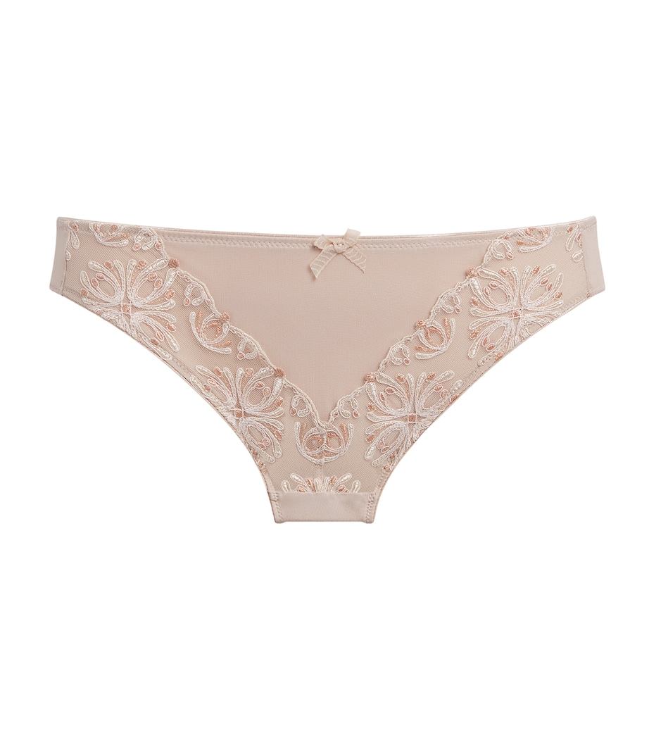Chantelle Womens Champs Elysees Briefs Cappuccino Image 1