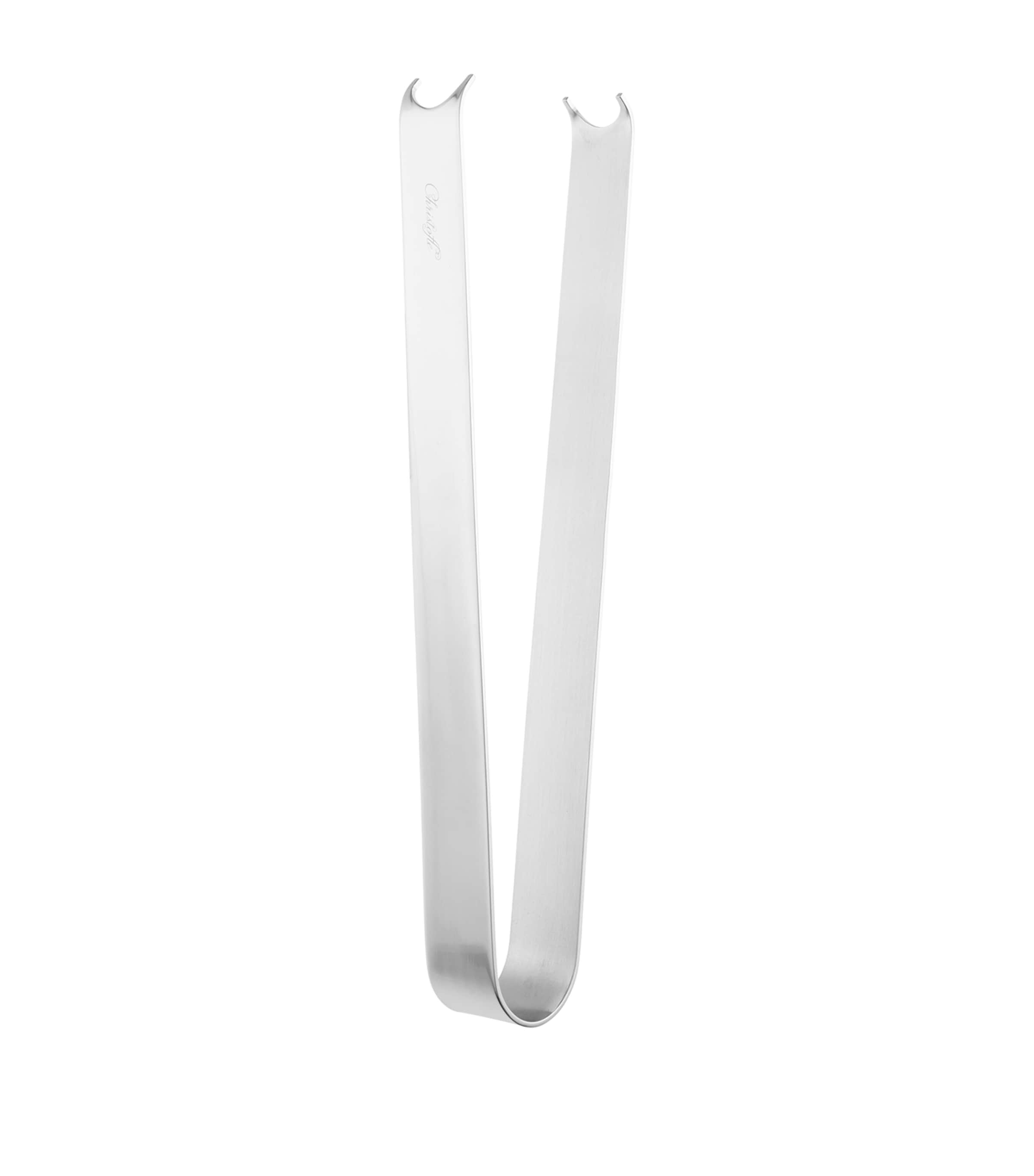 Christofle Stainless Steel Essentiel Ice Tongs Silver Image 1