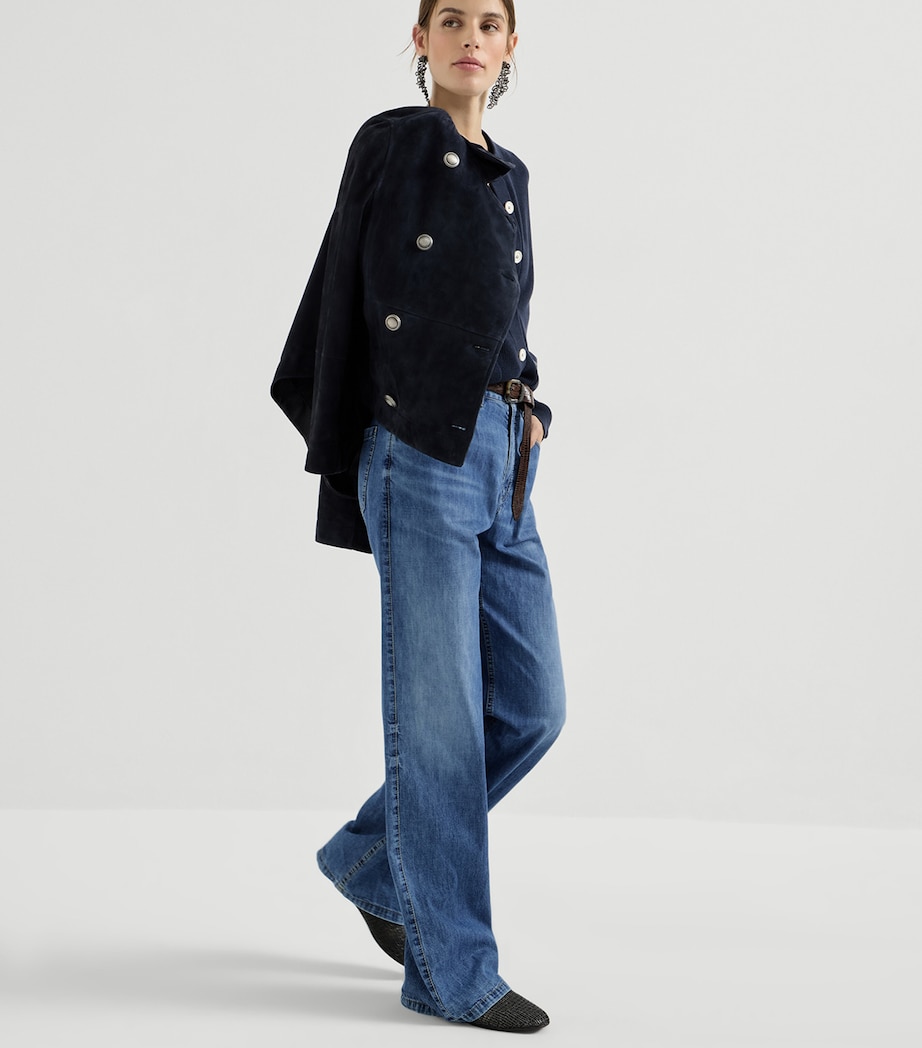 Brunello Cucinelli Womens Contemporary Loose Jeans Image 5