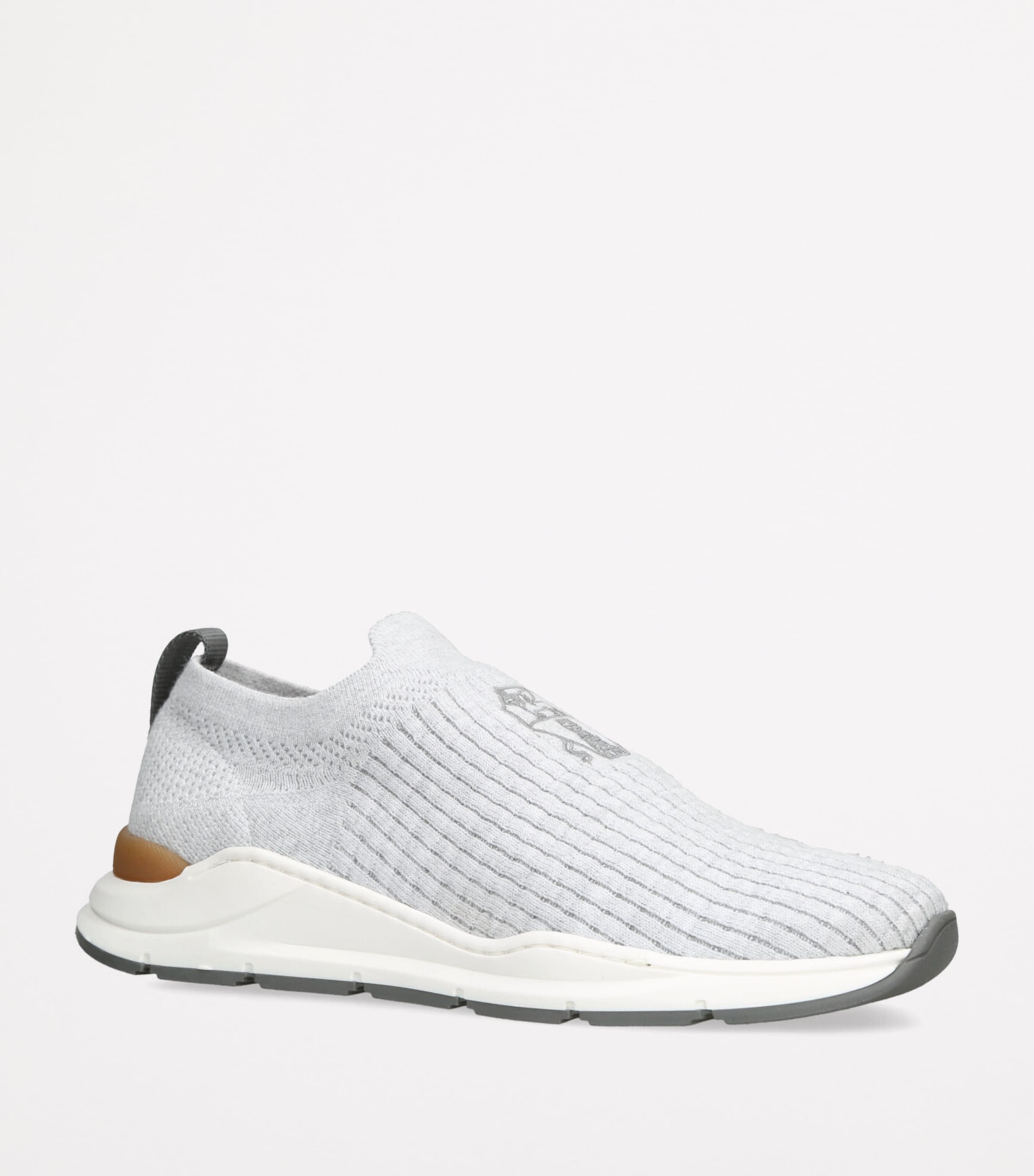 Knitted Slip-On Sneakers GREY Image 3