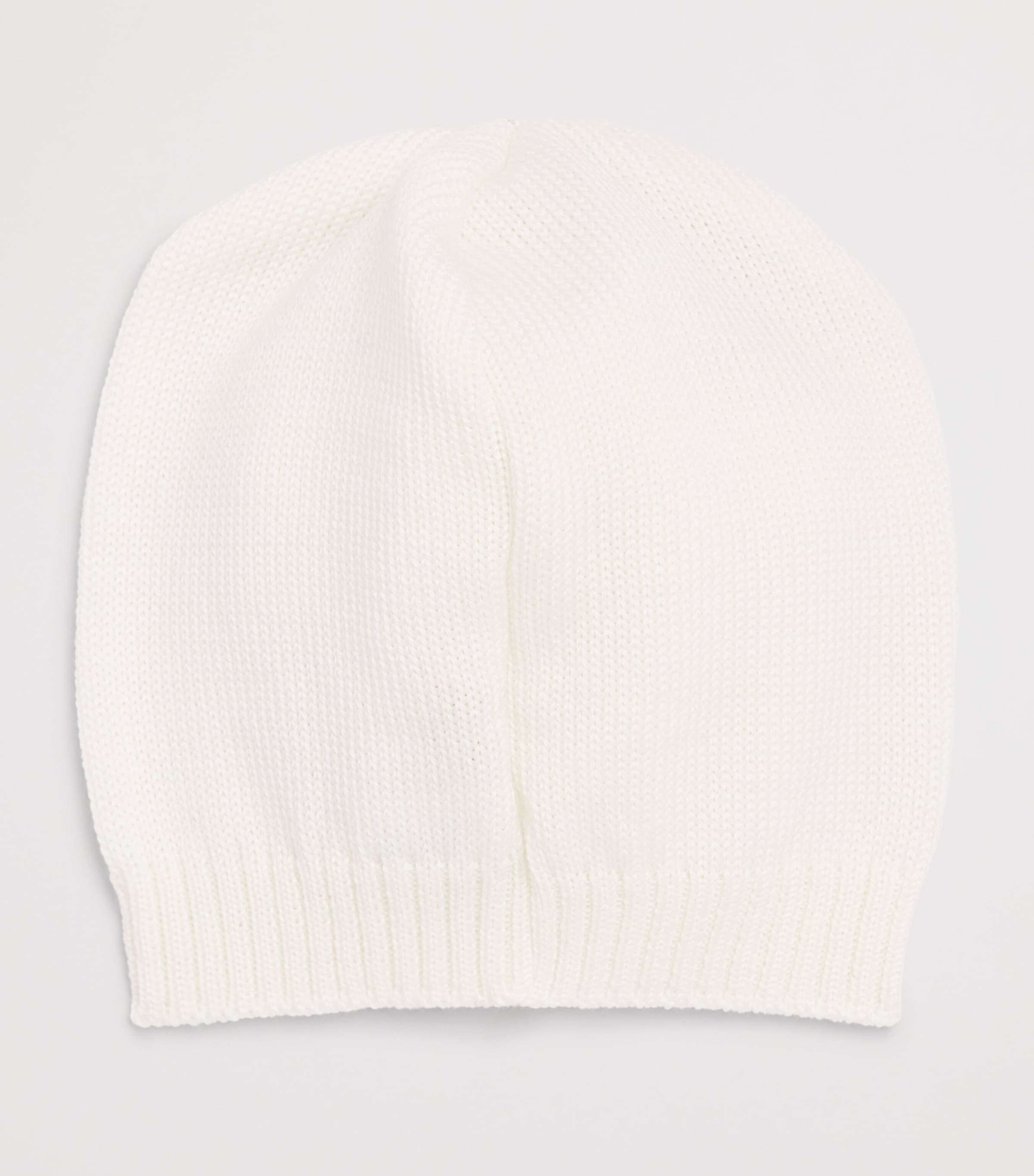 Bimbalo Wool Button-Embellished Hat (1-24 Months) Off White Image 2