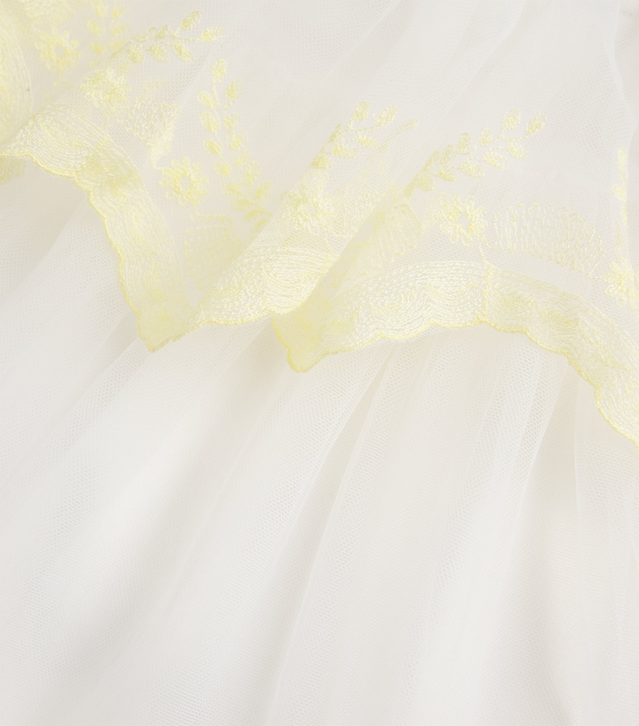 Chloé Kids Embroidered Ceremony Dress (4-14 Years) Image 3