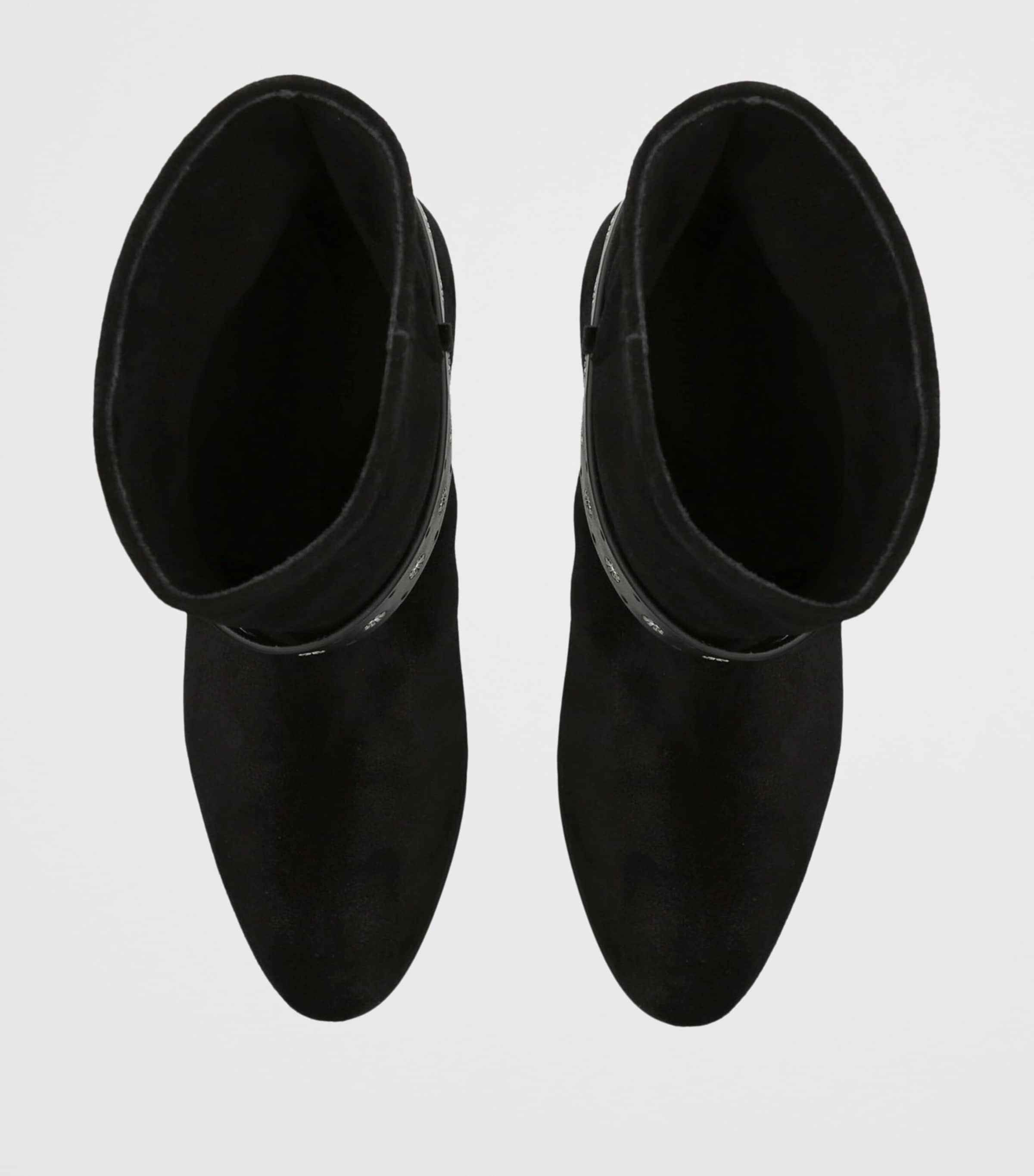 Isabel Marant Suede Reena Ankle Boots Black Image 3