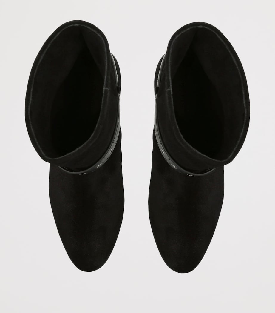 Isabel Marant Suede Reena Ankle Boots Black Image 3