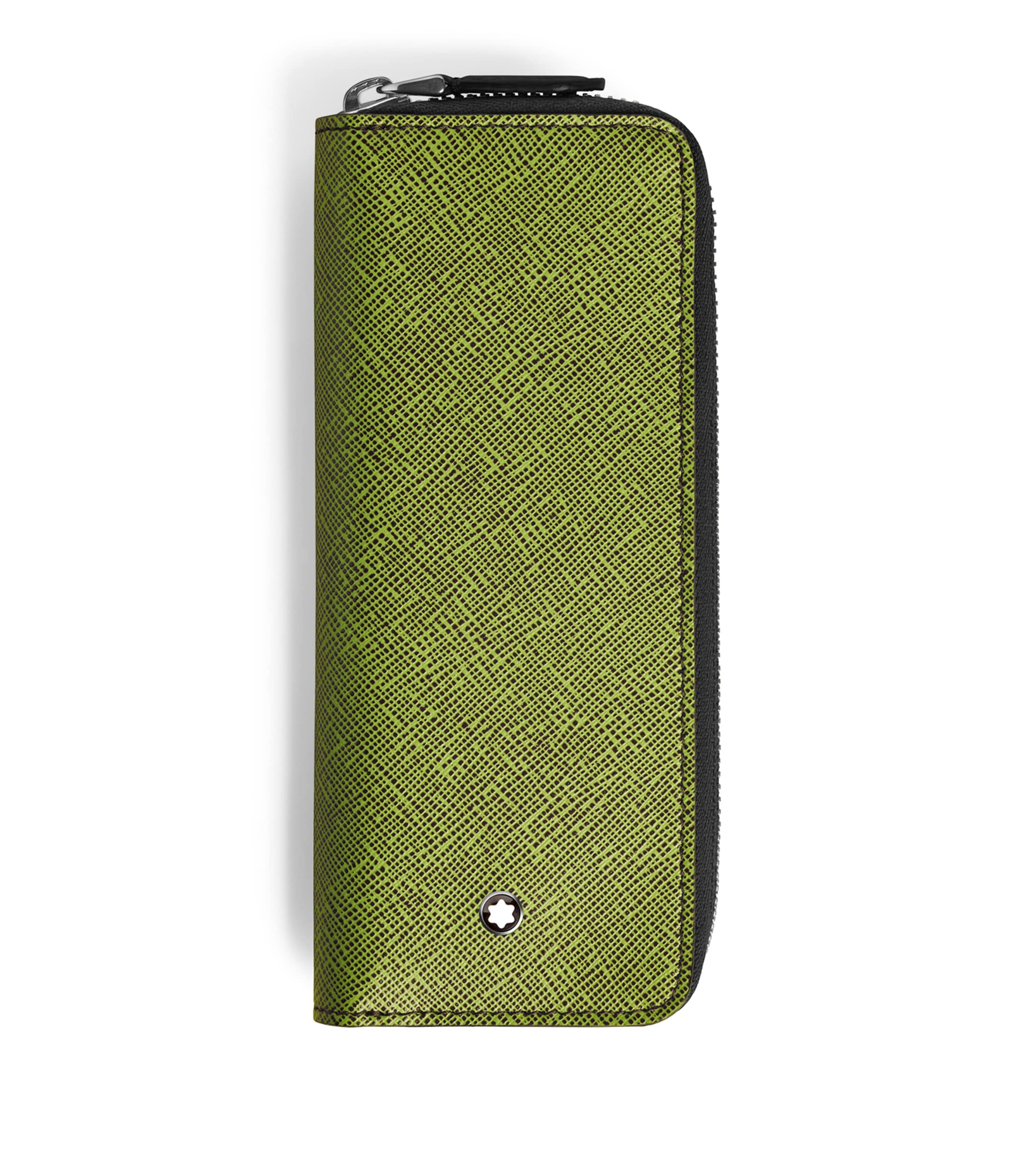 Leather Sartorial Double Pen Pouch MULTILIME Image 1