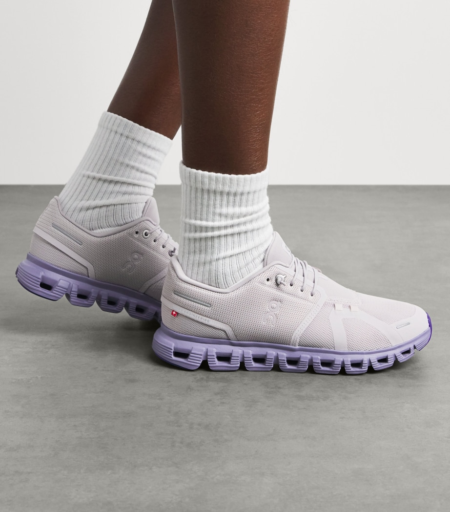 On Womens Cloud 6 Trainers Ether | Tyrian Image 4