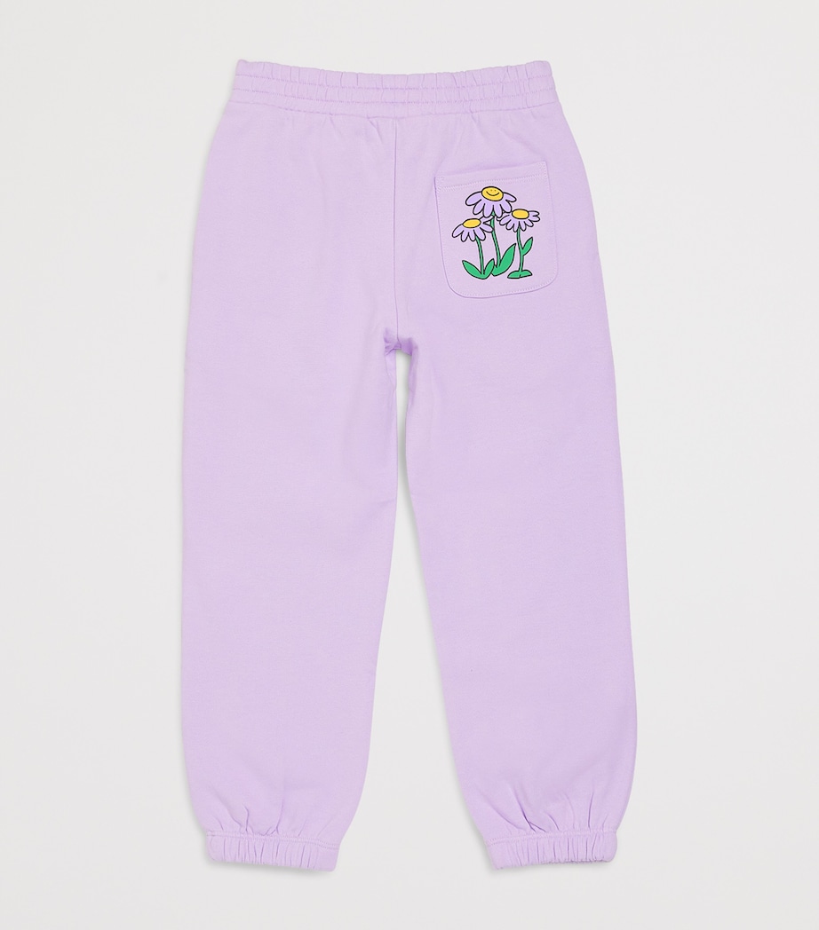 Cotton Graphic Print Sweatpants (3-14+ Years) 522PURPLE Image 2