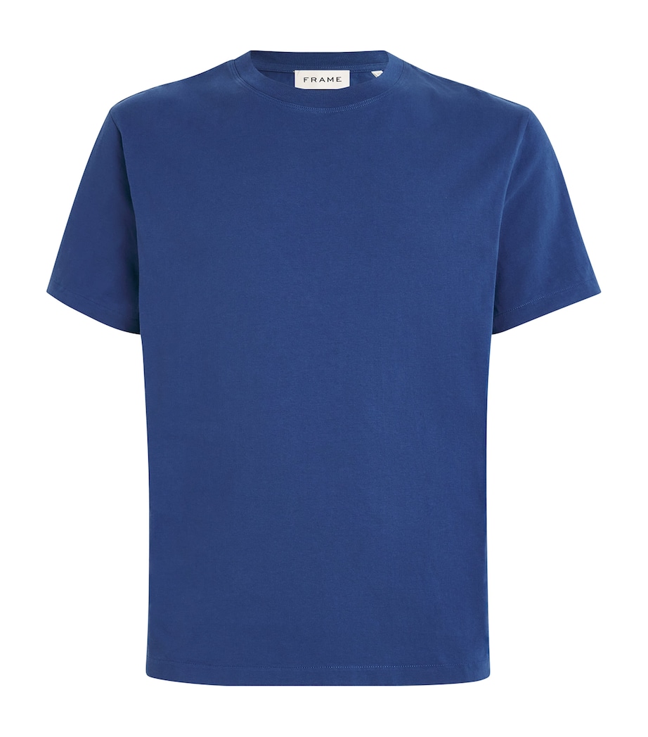 Cotton Embroidered Logo T-Shirt REFLEX BLUE Image 1