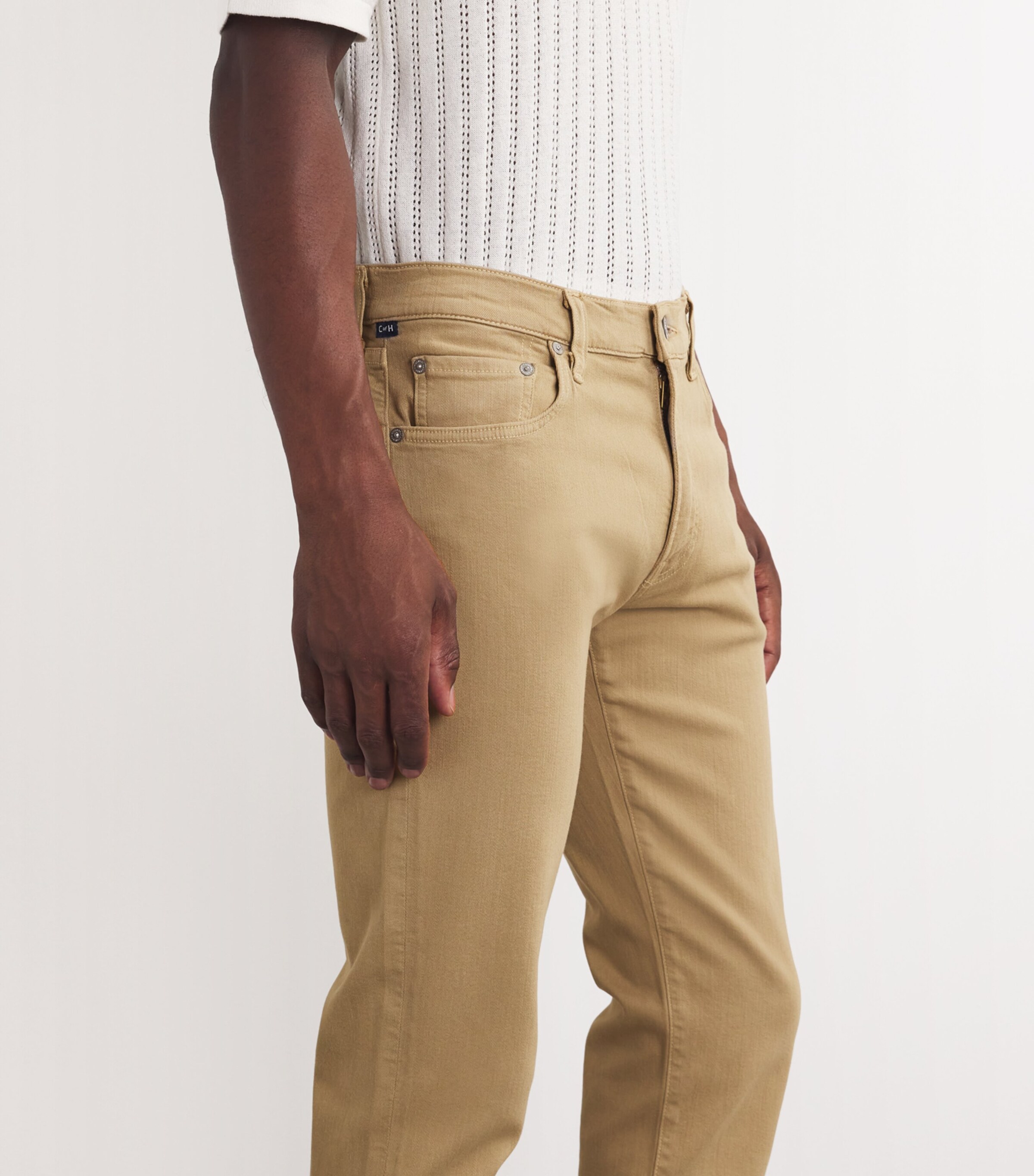 Gage Slim-Straight Chinos ABBOT (MD/LT KHAKI) Image 6