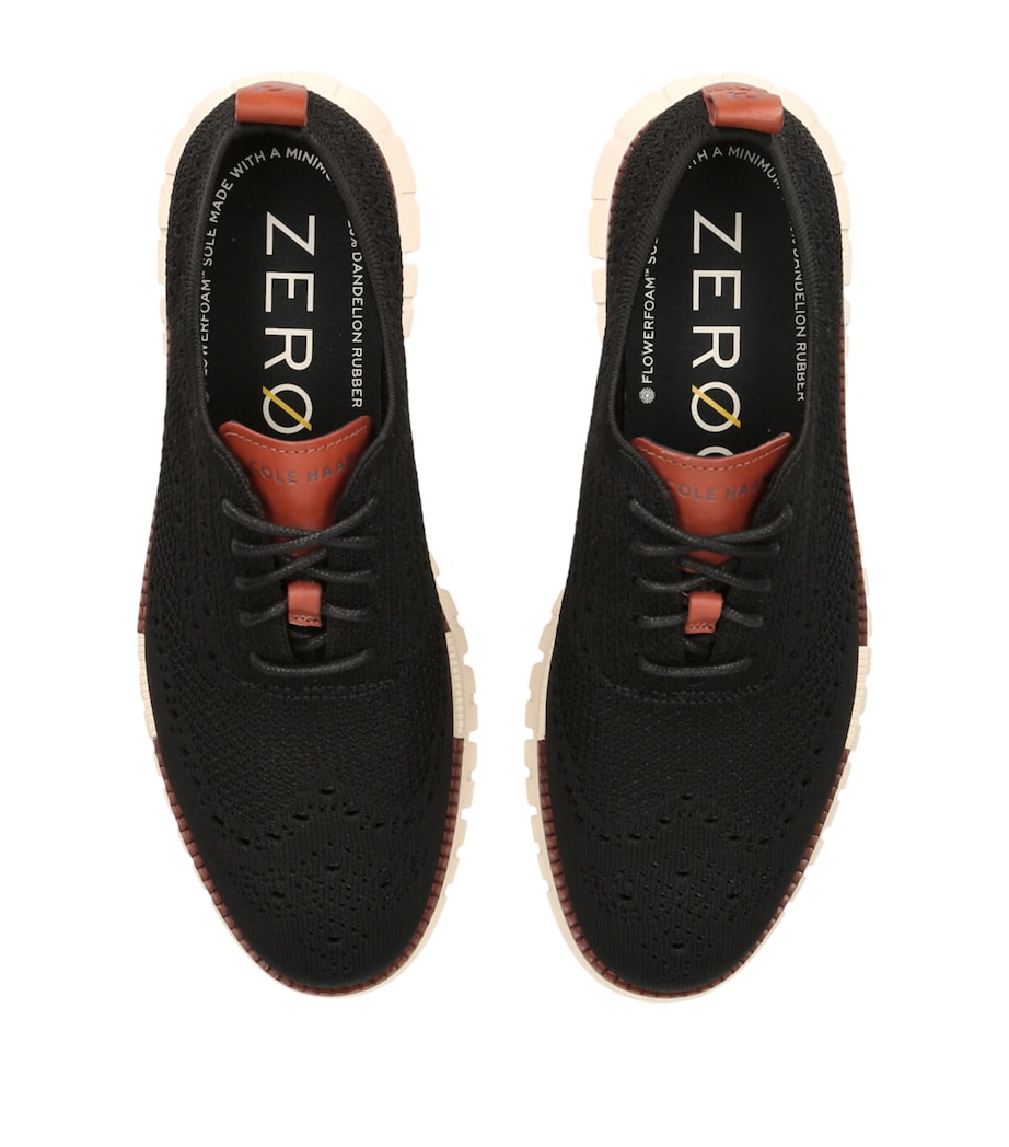 ZERØGRAND StitchLite Oxford Shoes BLK/WHITE Image 4