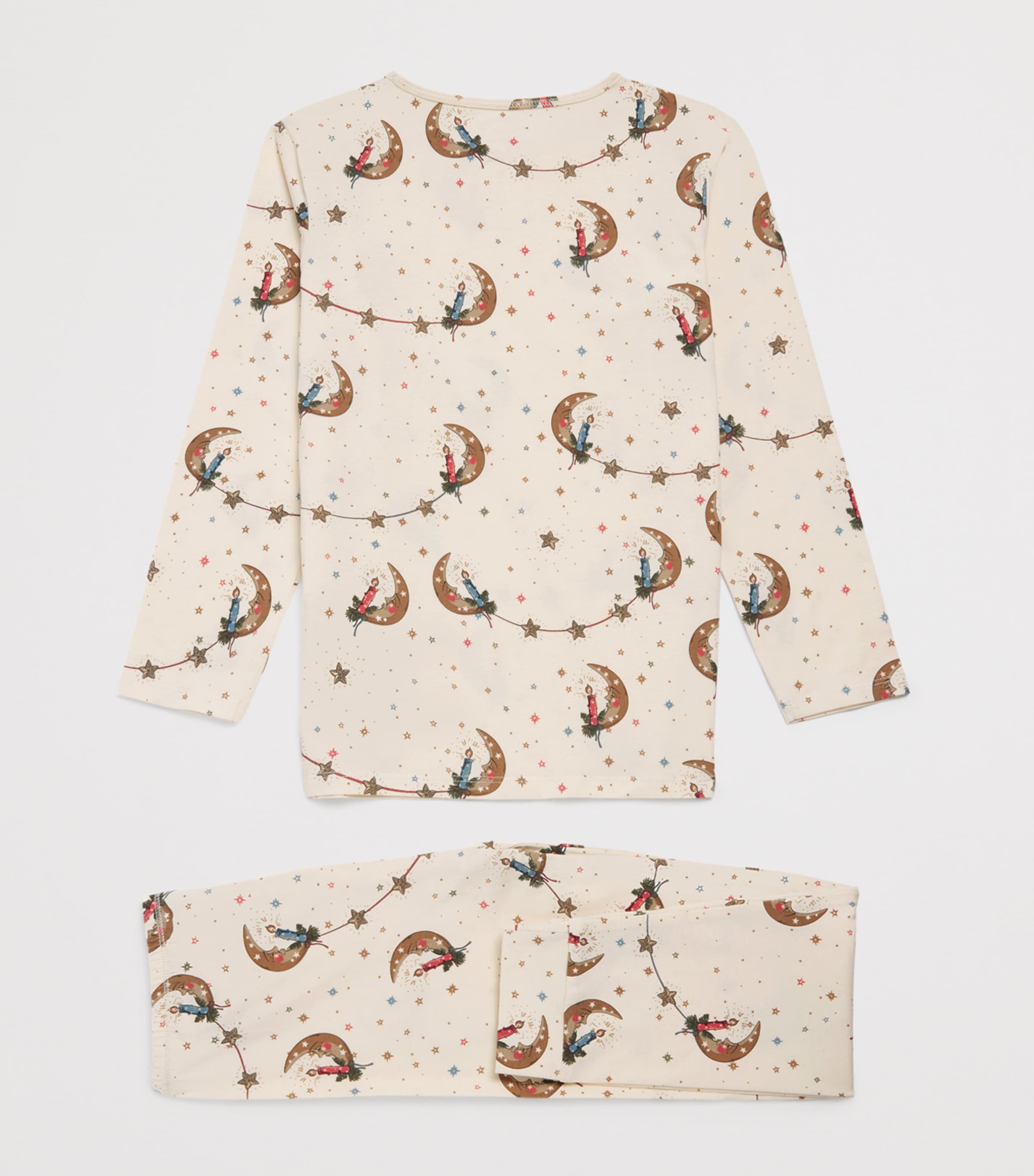 Cotton-Blend Christmas Pyjama Set (18 Months) P20033 LUNA Image 2