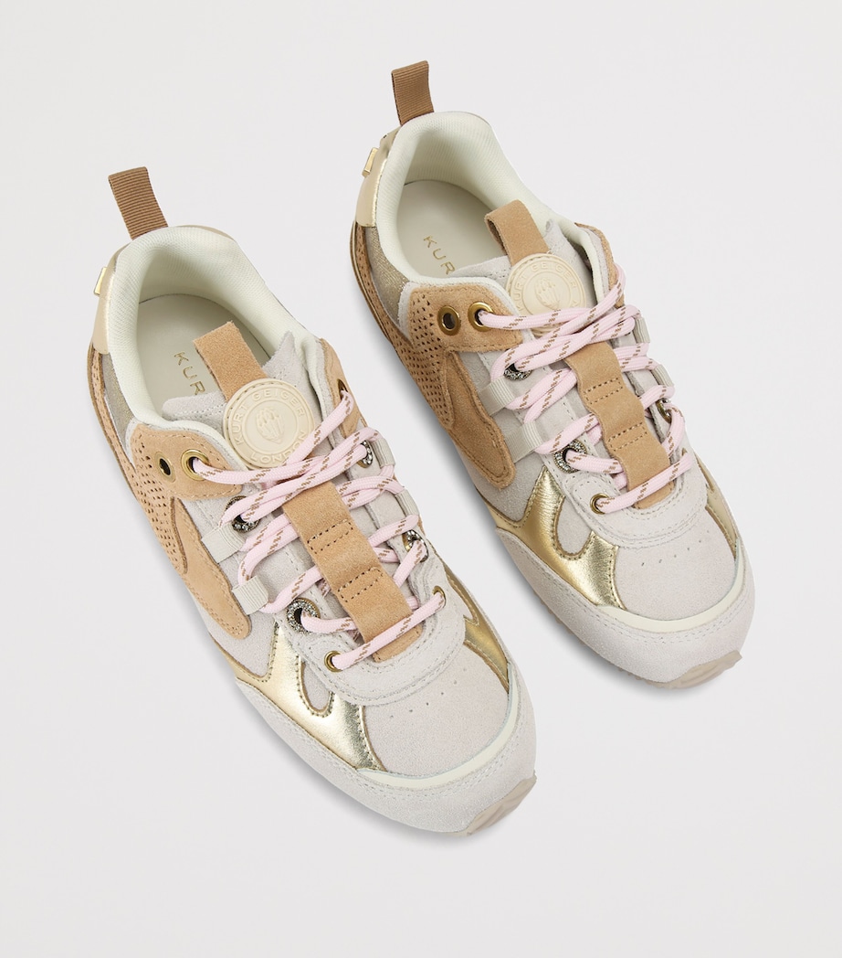 Kurt Geiger London Suede Kurt Runner Sneakers White/comb Image 4
