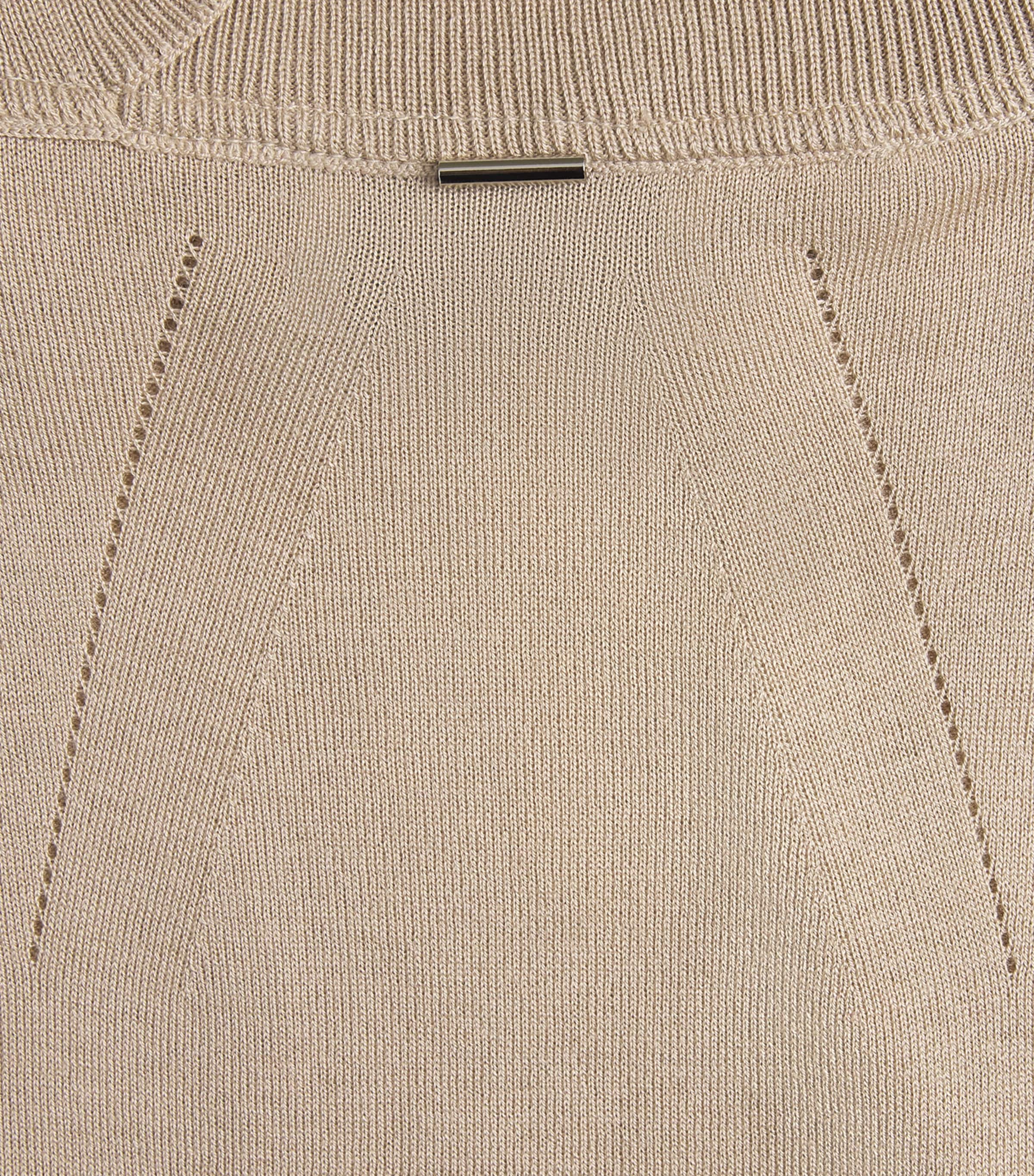 Wool T-Shirt KHAKI BEIGE Image 6