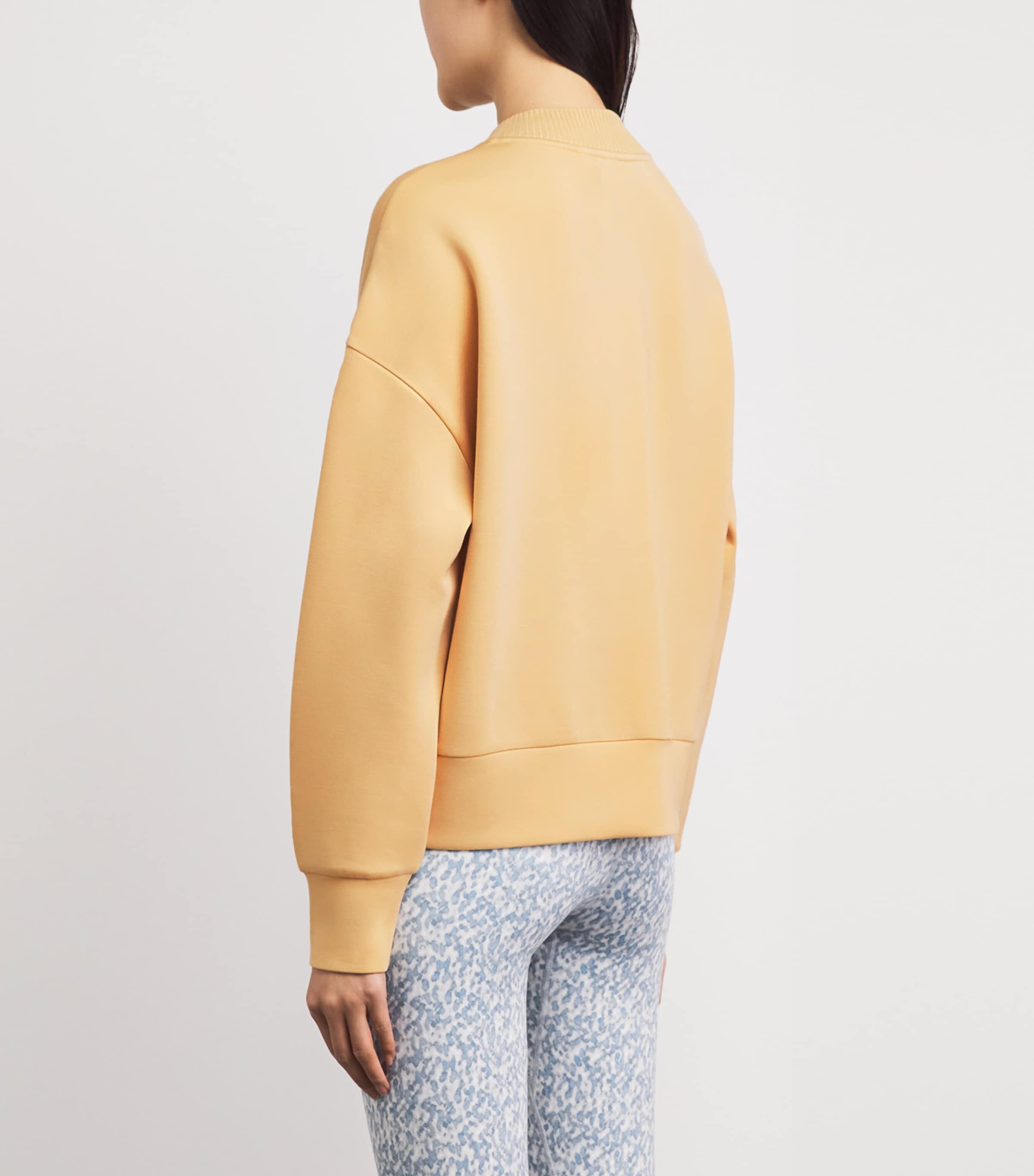 Varley Womens FreeSoft Button-Front Reena Sweatshirt Sahara Sun Image 5