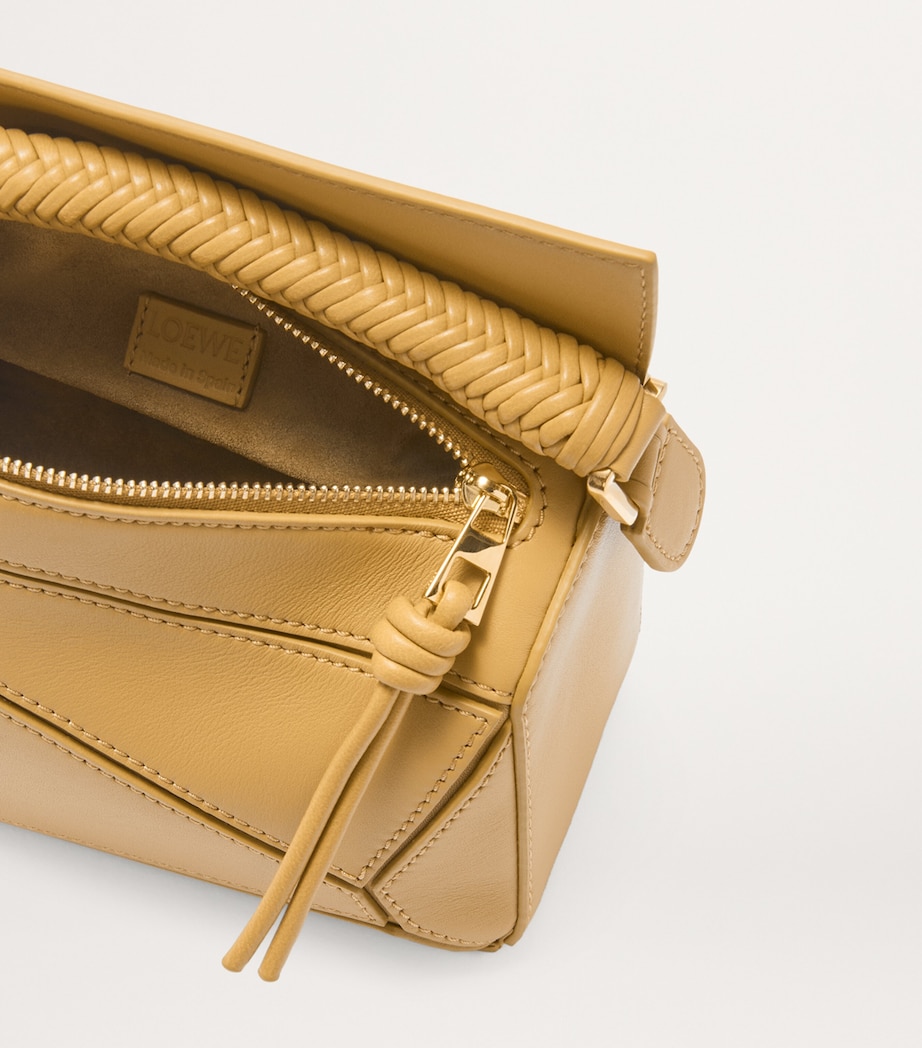LOEWE Mini Leather Puzzle Top-Handle Bag Sahara Image 6